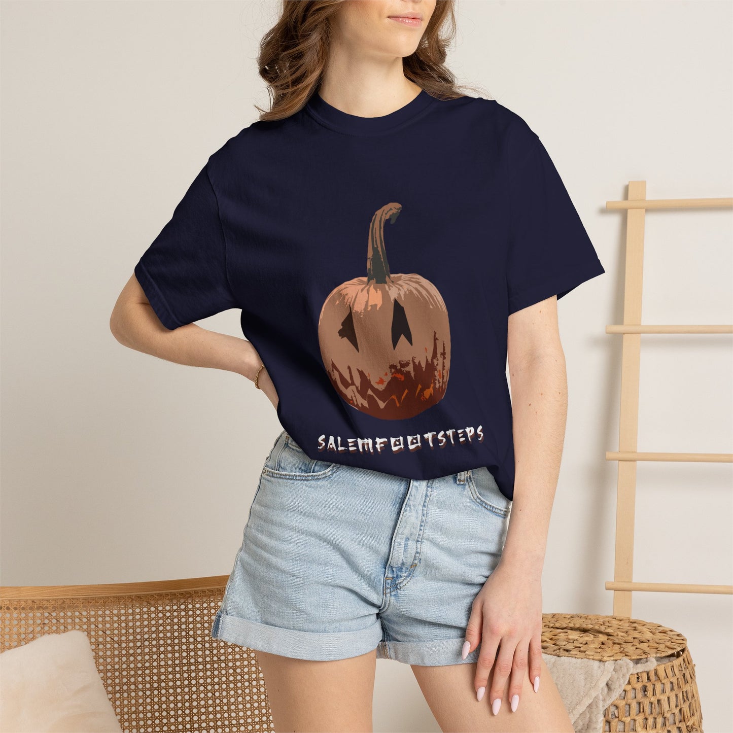 HALLOWEEN PUMPKIN Unisex Garment-Dyed T-shirt