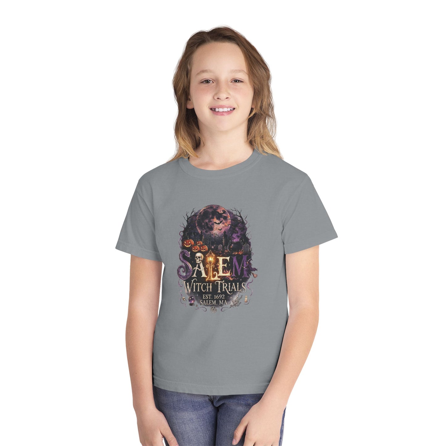 SALEM WITCH TRIALS Youth Midweight Tee