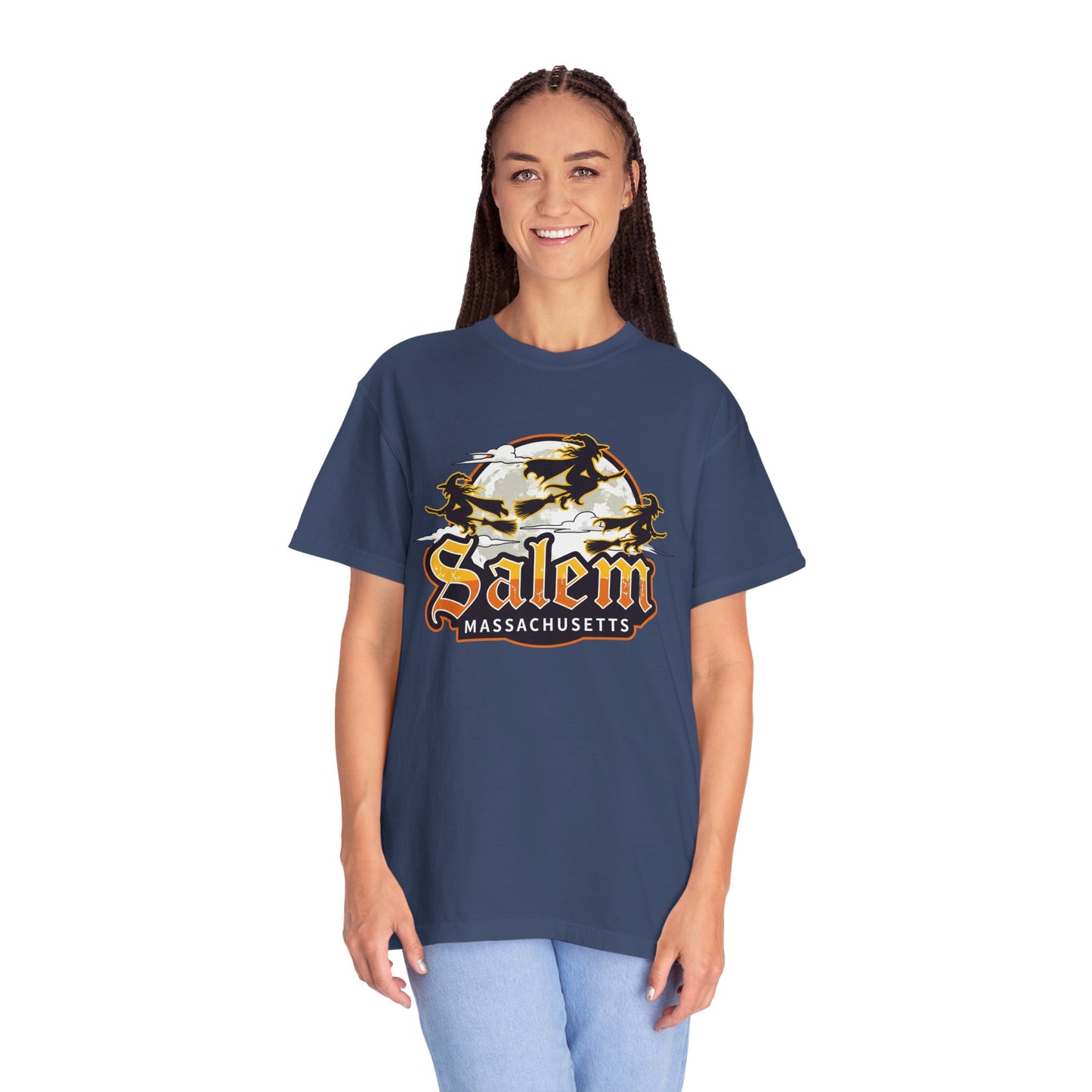 SALEM LOGO Unisex Garment-Dyed T-shirt