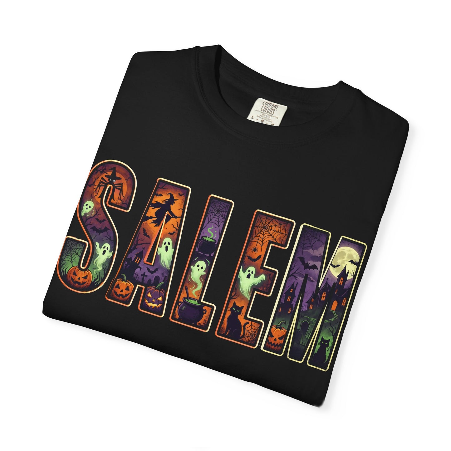 SALEM SPOOKY Unisex Garment-Dyed T-shirt