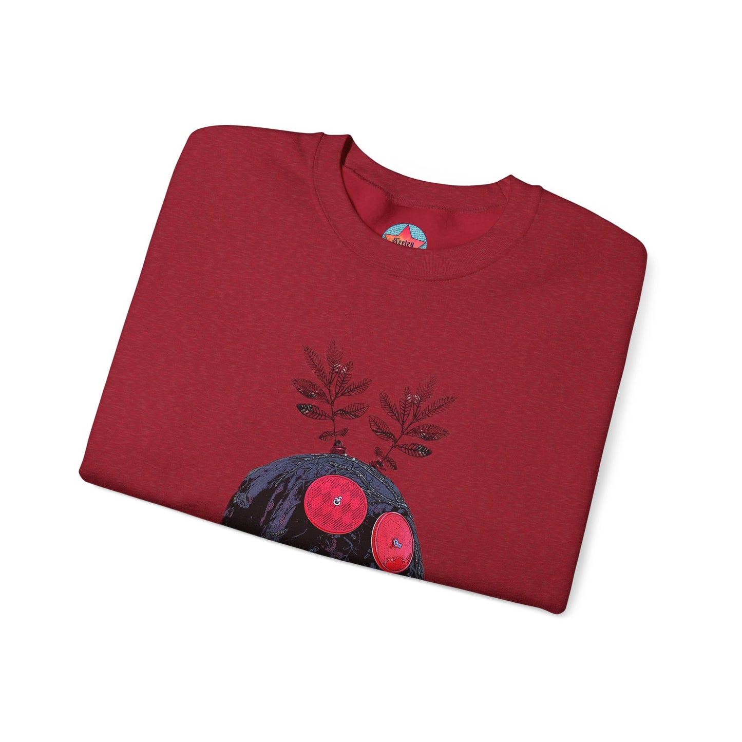 CHERRY RED MOTHMAN CREWNECK