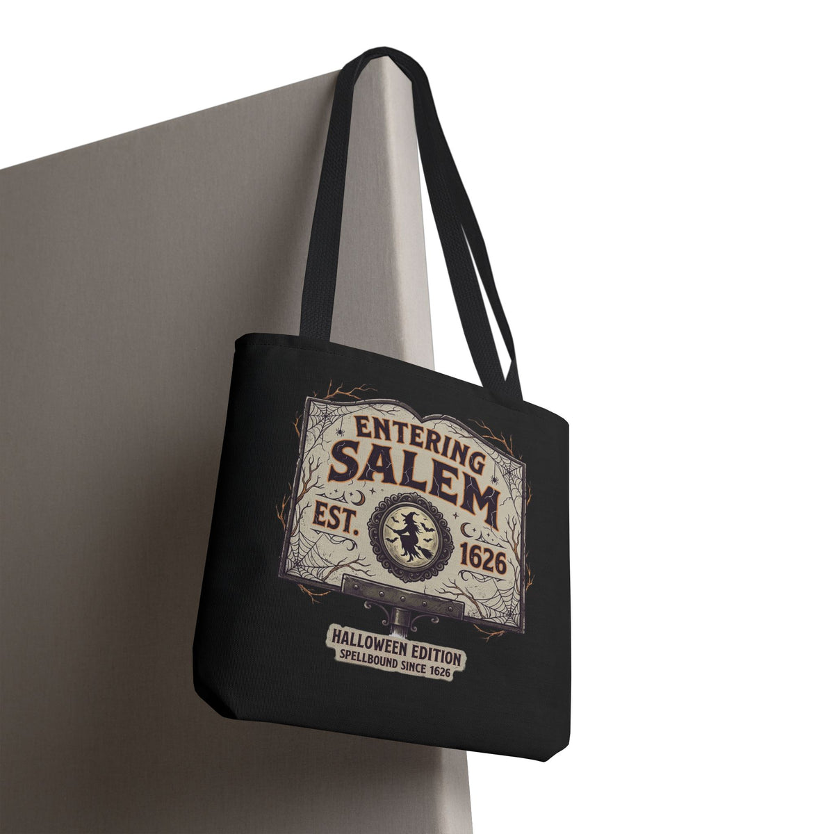 Spooky Entering Salem Tote Bag (AOP)