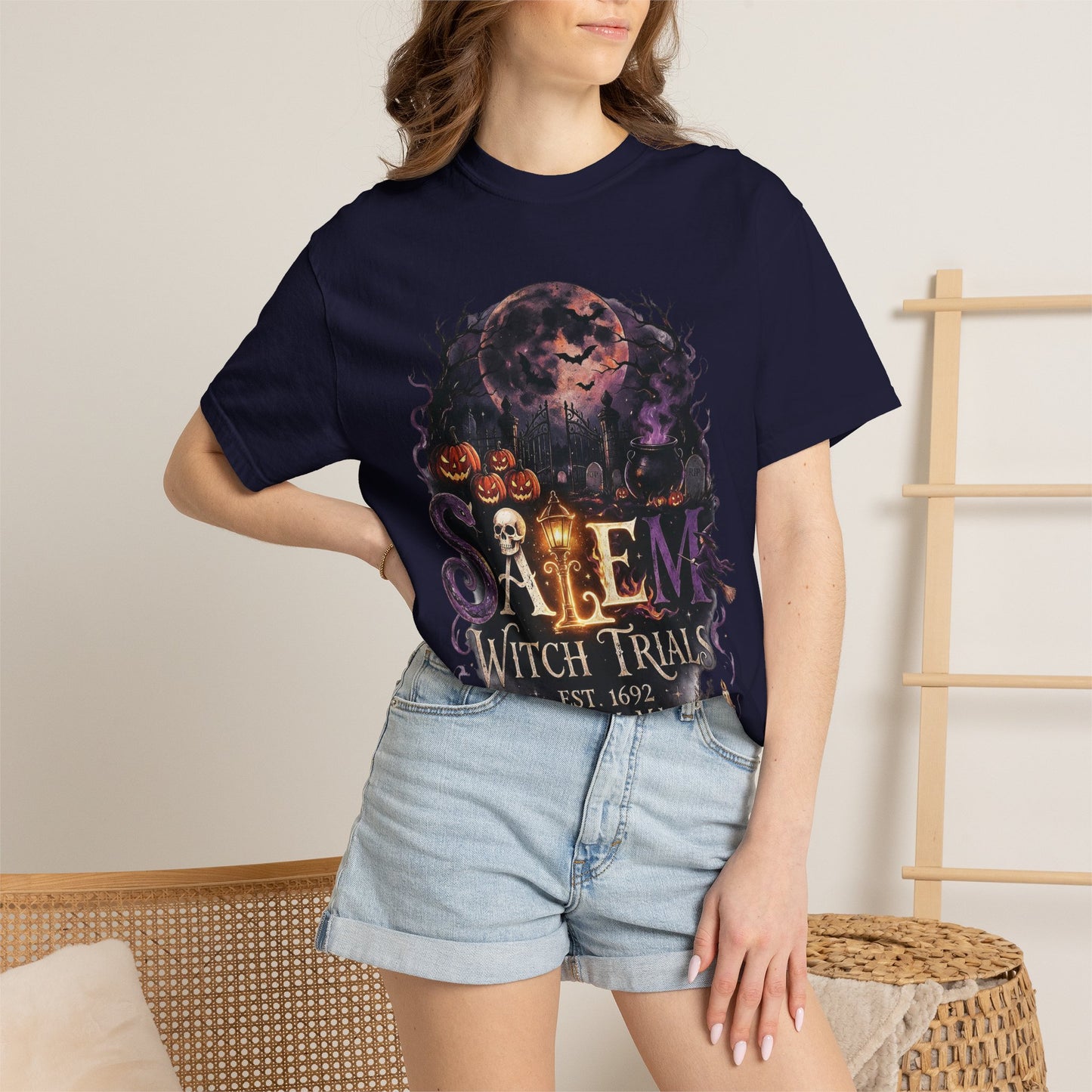 SALEM WITCH TRIALS Unisex Garment-Dyed T-shirt