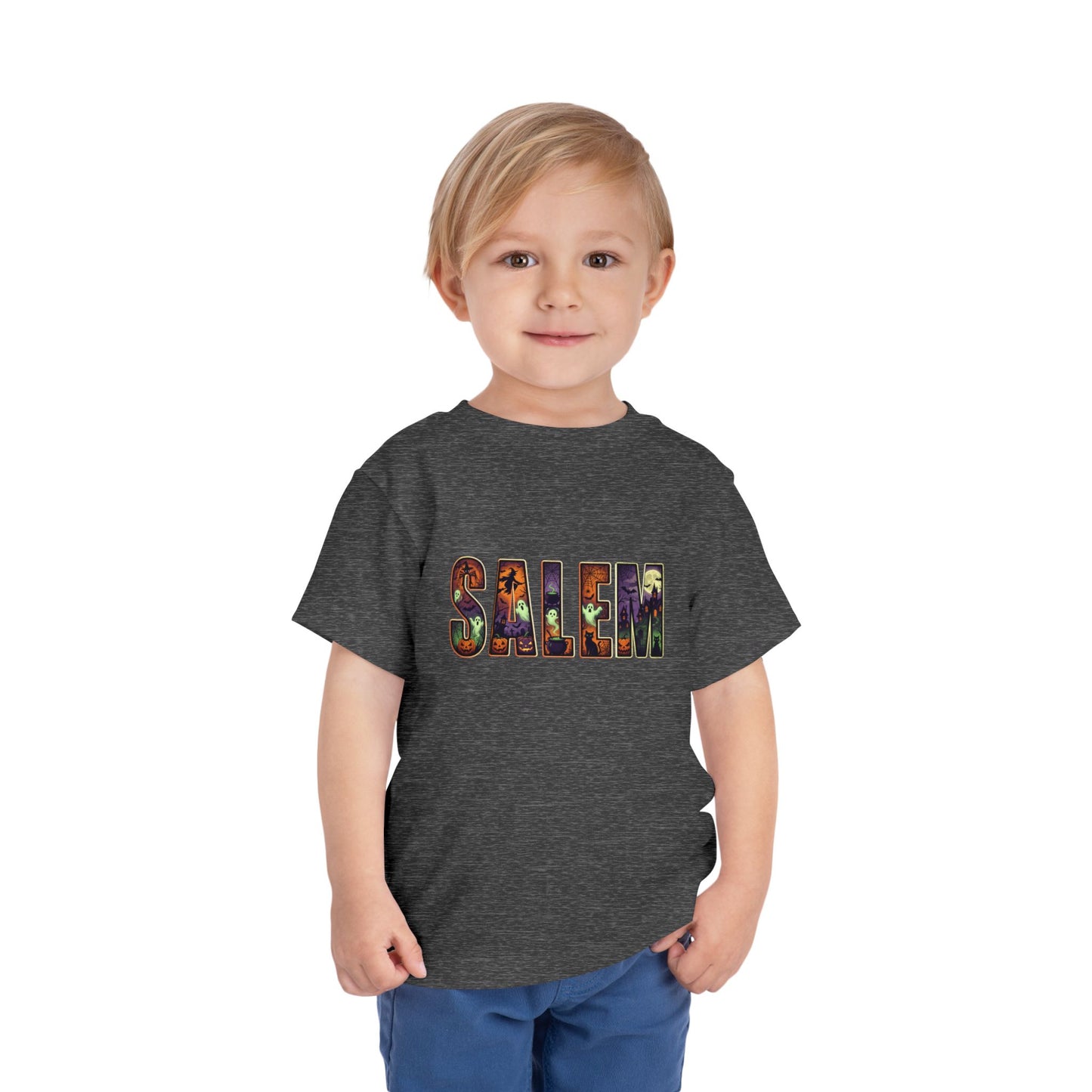 SALEM SPOOKY Toddler Short Sleeve Tshirt (More Colors)