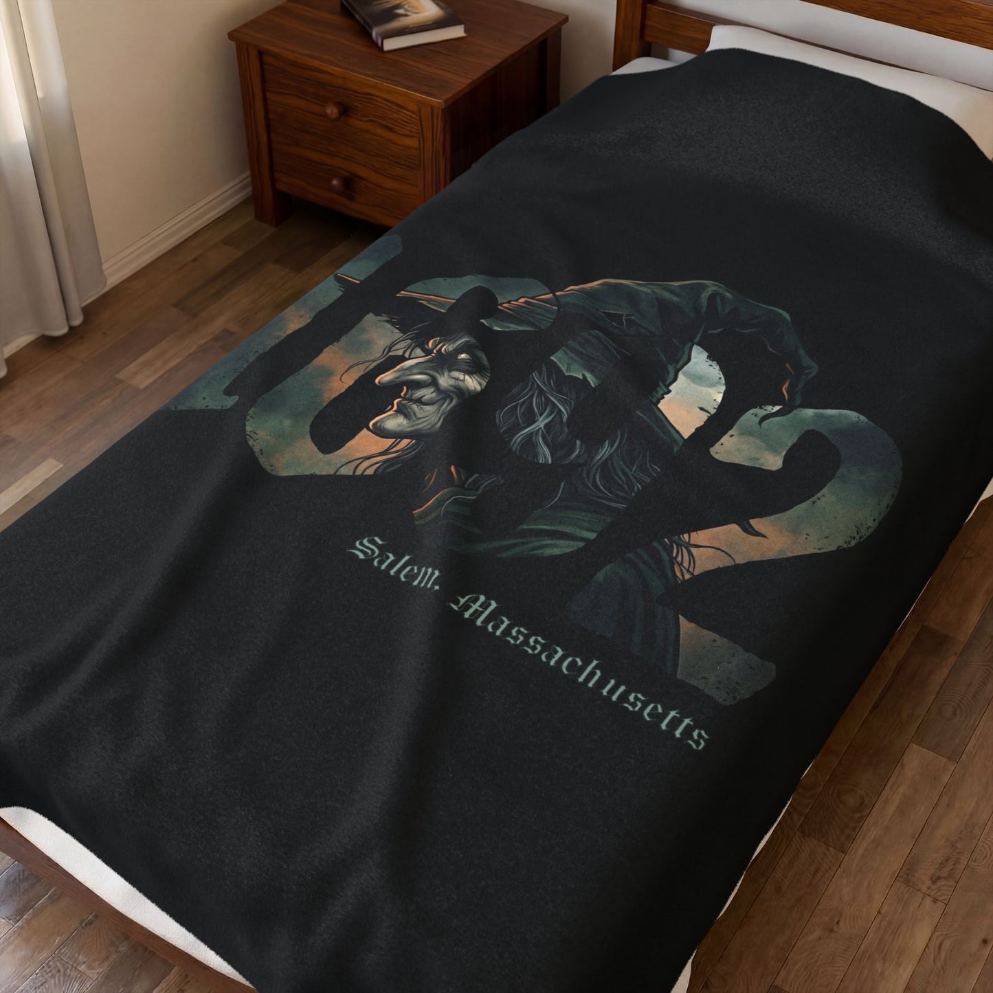 1692 WITCH Velveteen Plush Blanket