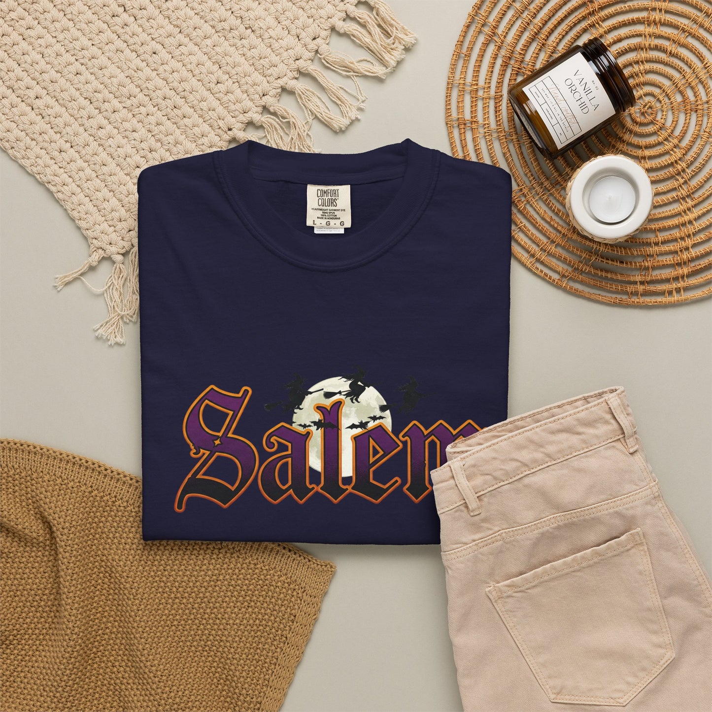 SALEM WTICHES Unisex Garment-Dyed T-shirt