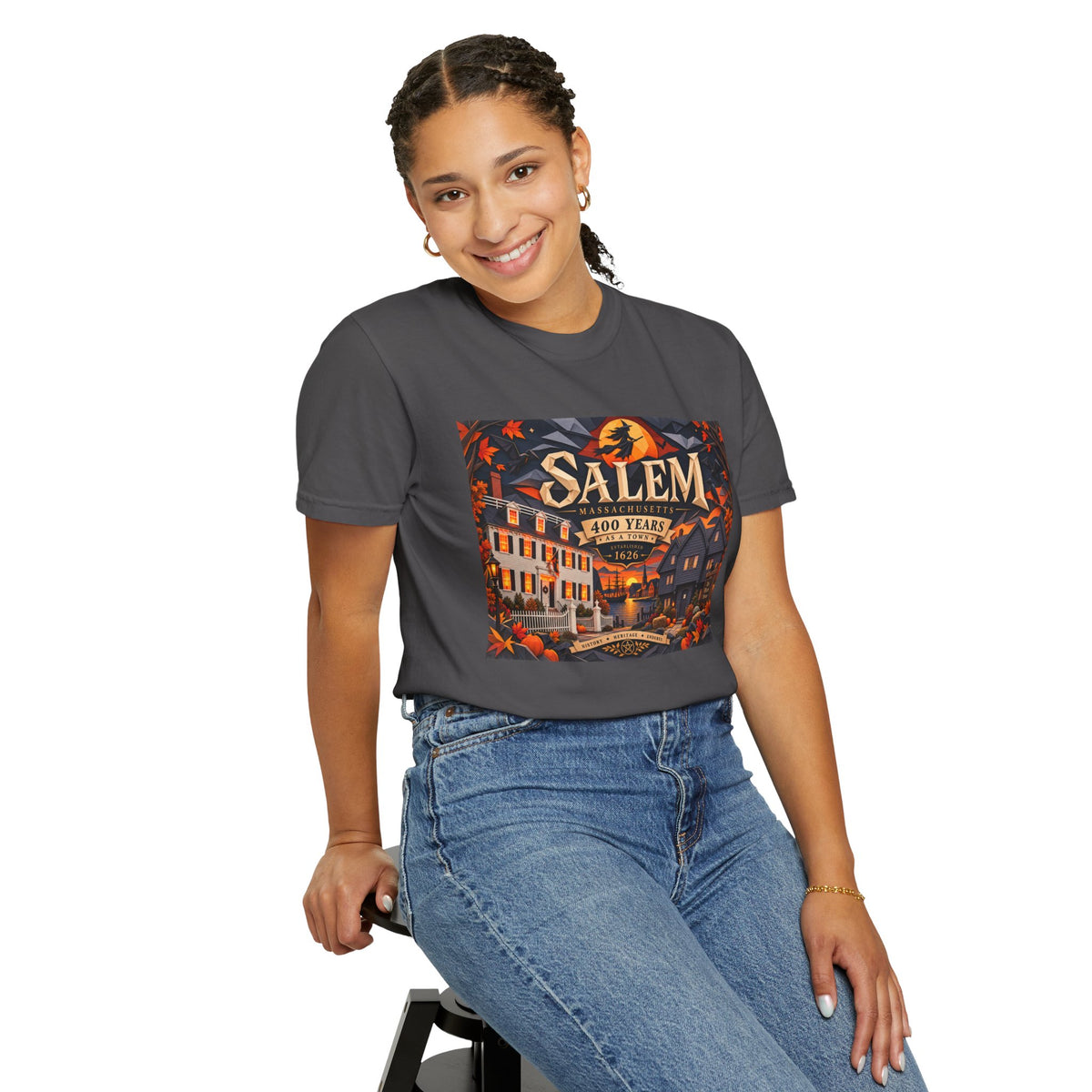 Salem 400 Forever - Unisex Garment-Dyed T-shirt