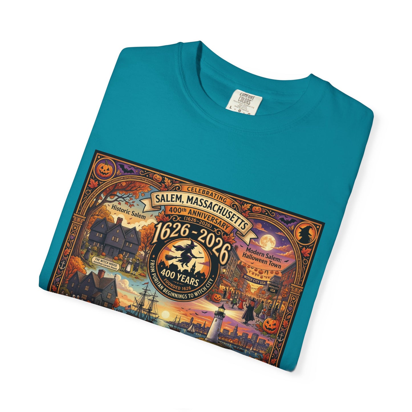 Celebrating Salem 400 Unisex Garment-Dyed T-shirt