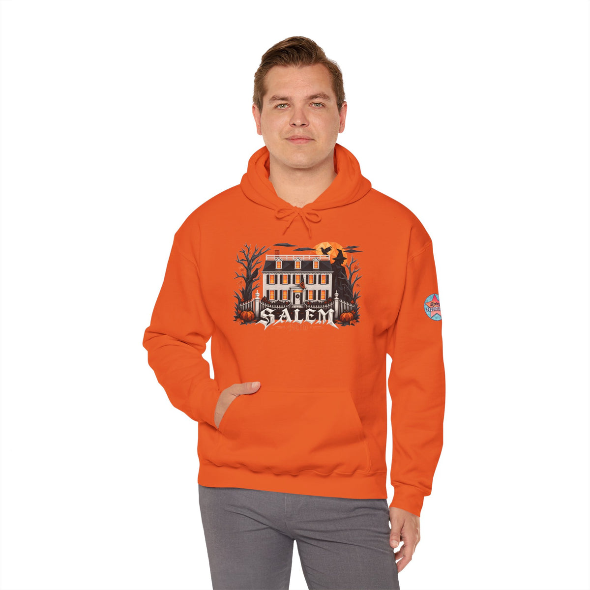 Salem 400 Ropes Mansion - Unisex Heavy Blend™ Hooded Sweatshirt
