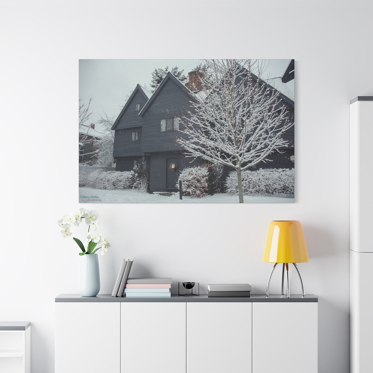 Winter Witch House - Matte Canvas, Stretched, 1.25"
