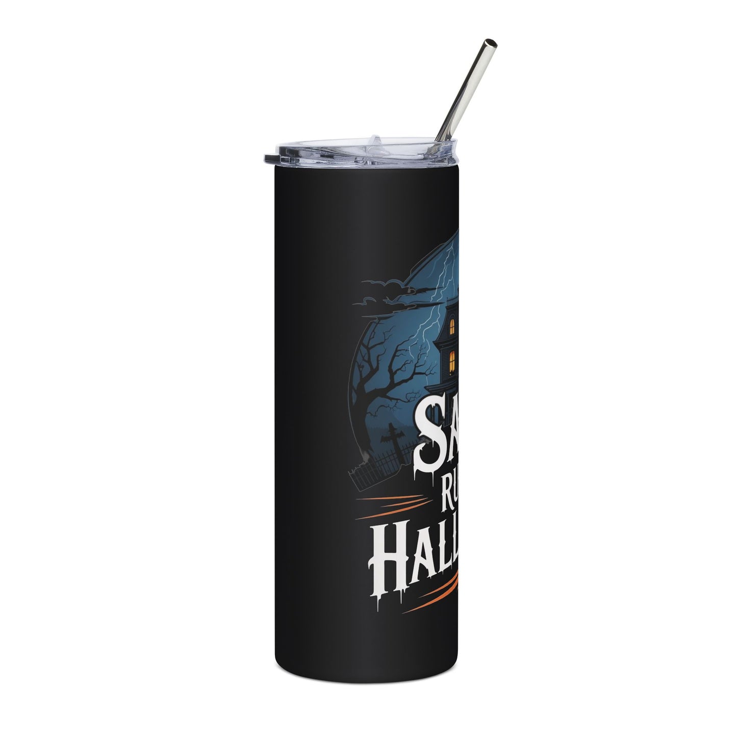 Salem Runs on Halloween Stainless Steel Tumbler, 20oz