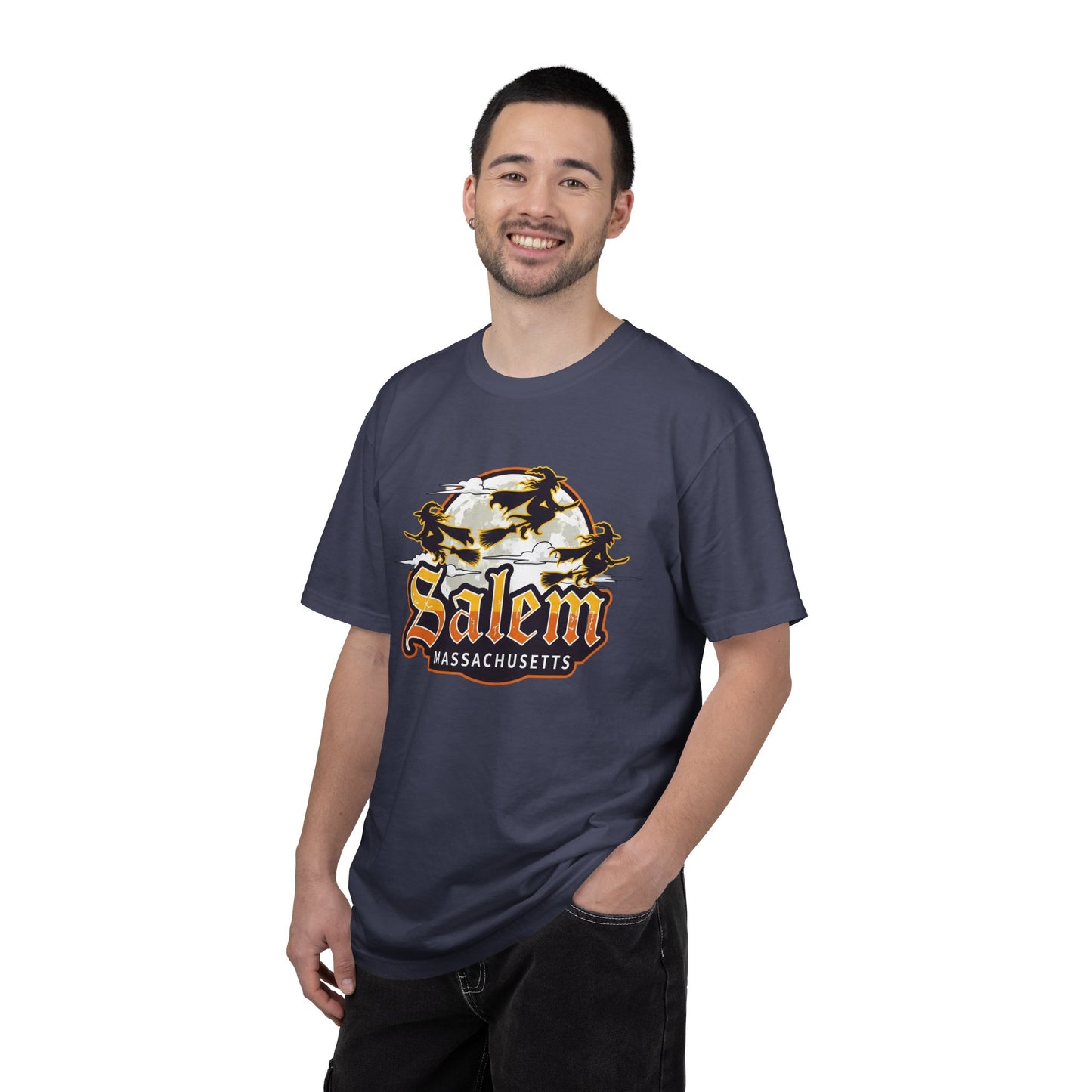 SALEM LOGO Unisex Garment-Dyed T-shirt