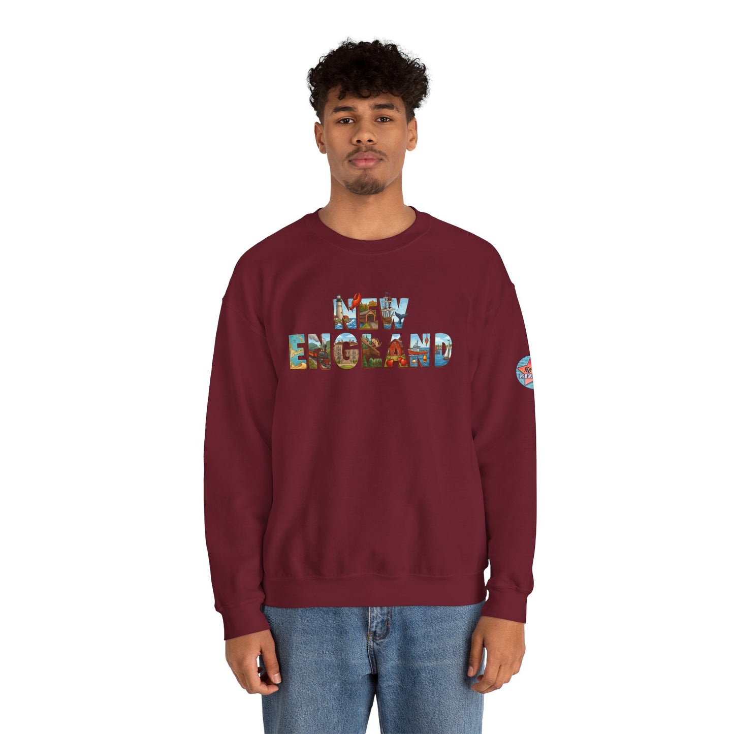 NEW ENGLAND Unisex Heavy Blend™ Crewneck Sweatshirt