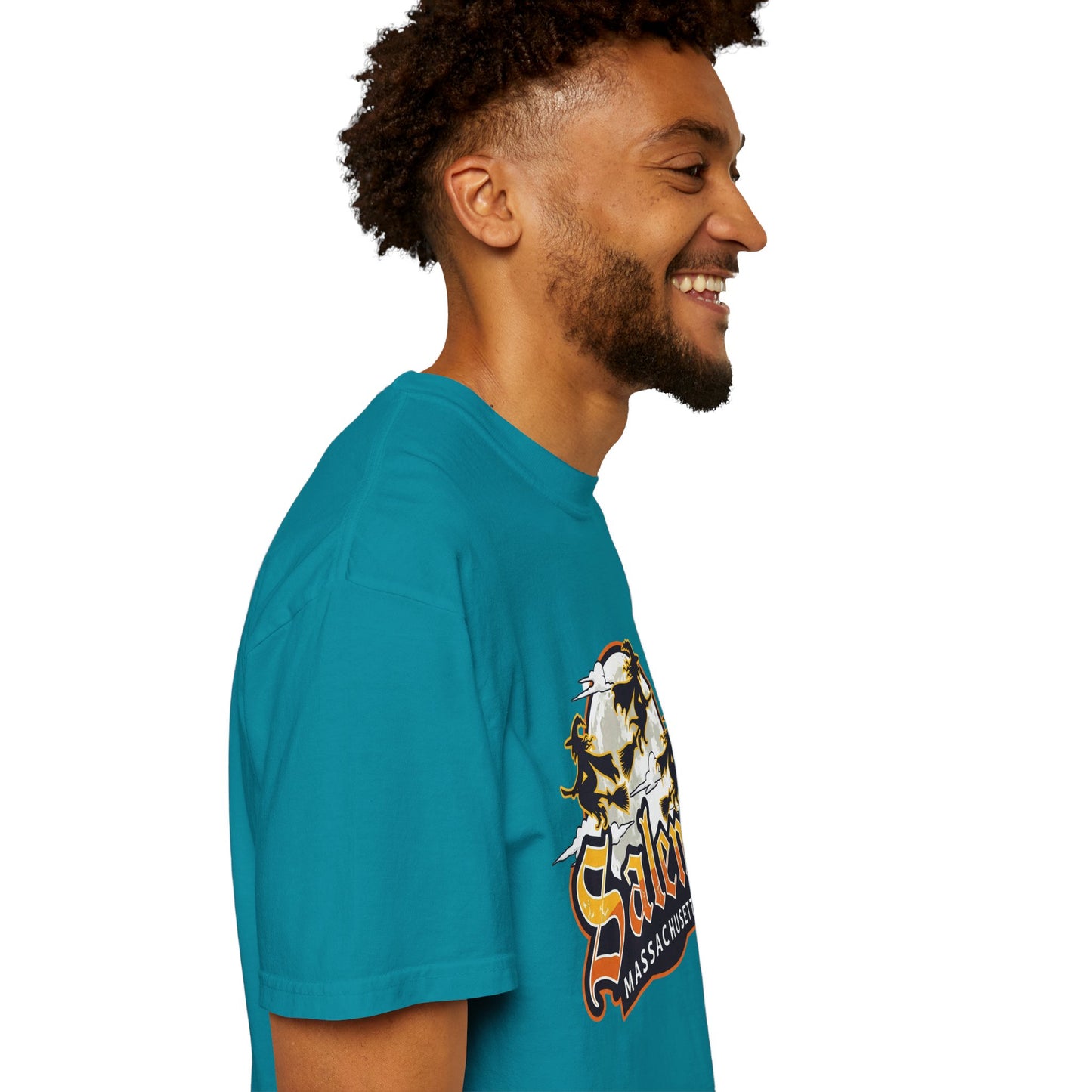 SALEM LOGO Unisex Garment-Dyed T-shirt
