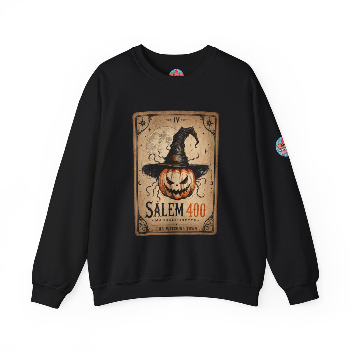 PUNKIN TAROT Unisex Heavy Blend™ Crewneck Sweatshirt – back view | SalemFootsteps
