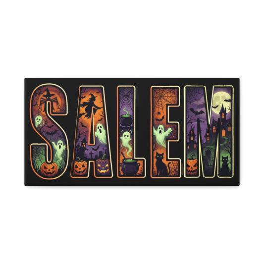 SALEM SPOOKY Matte Canvas, Stretched, 1.25"