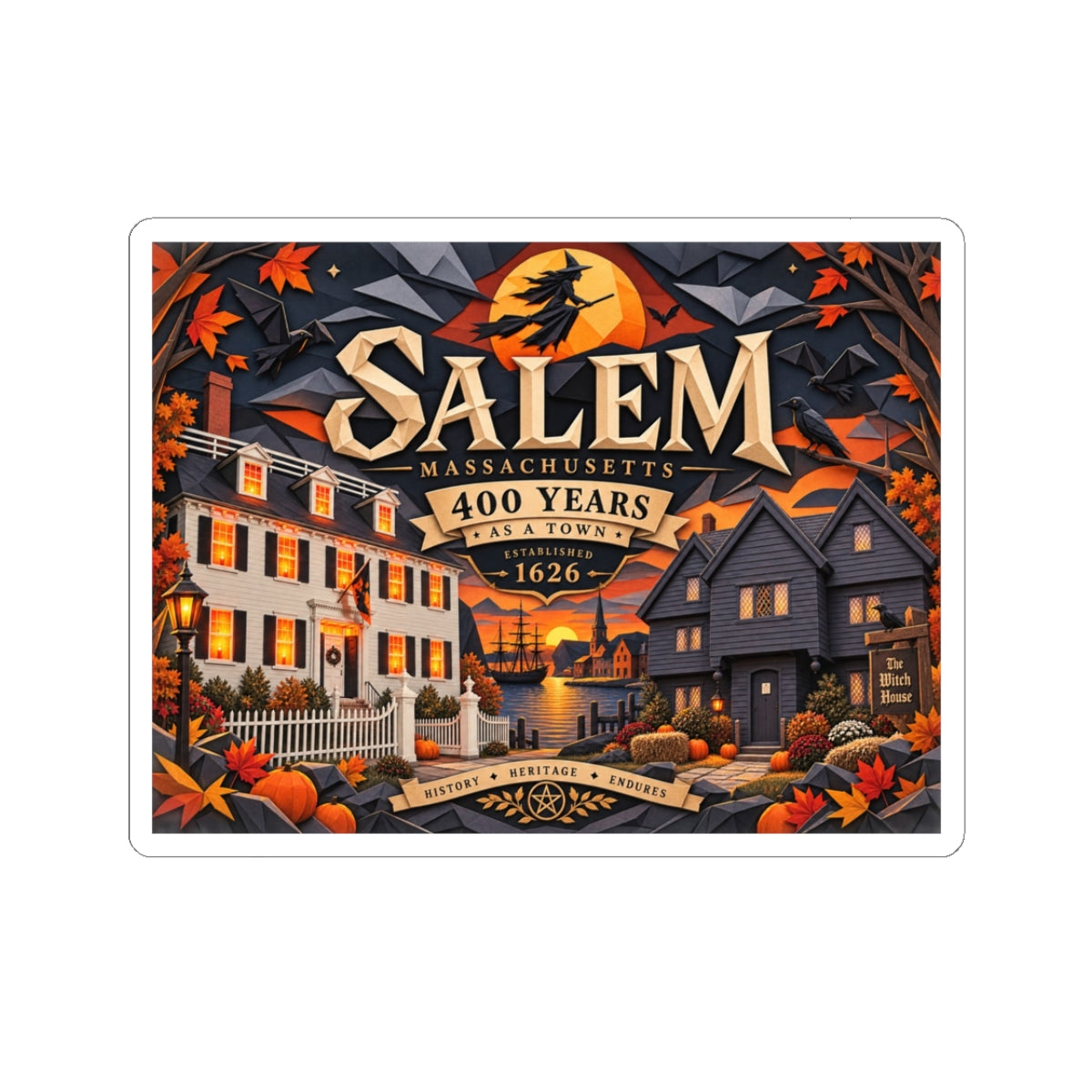 Salem 400 Forever - Kiss-Cut Stickers
