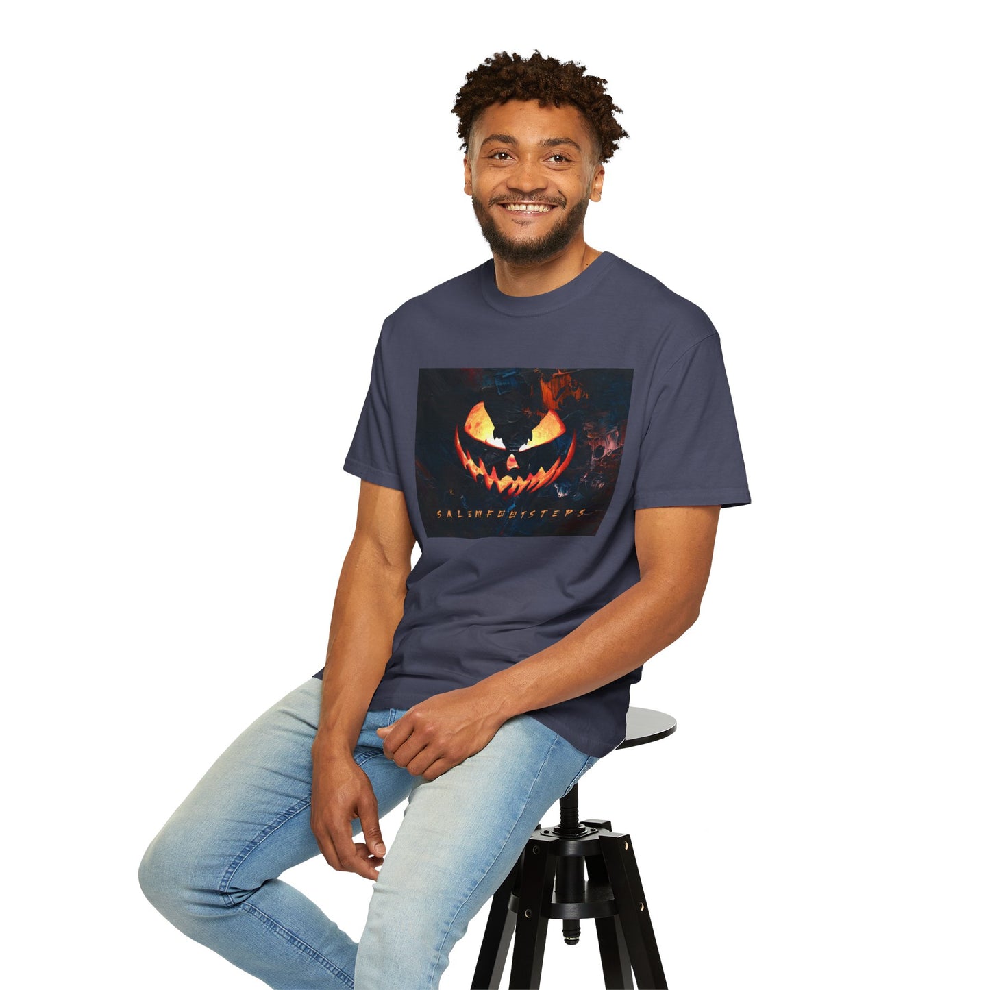 MIDNIGHT PUMPKIN Unisex Garment-Dyed T-shirt