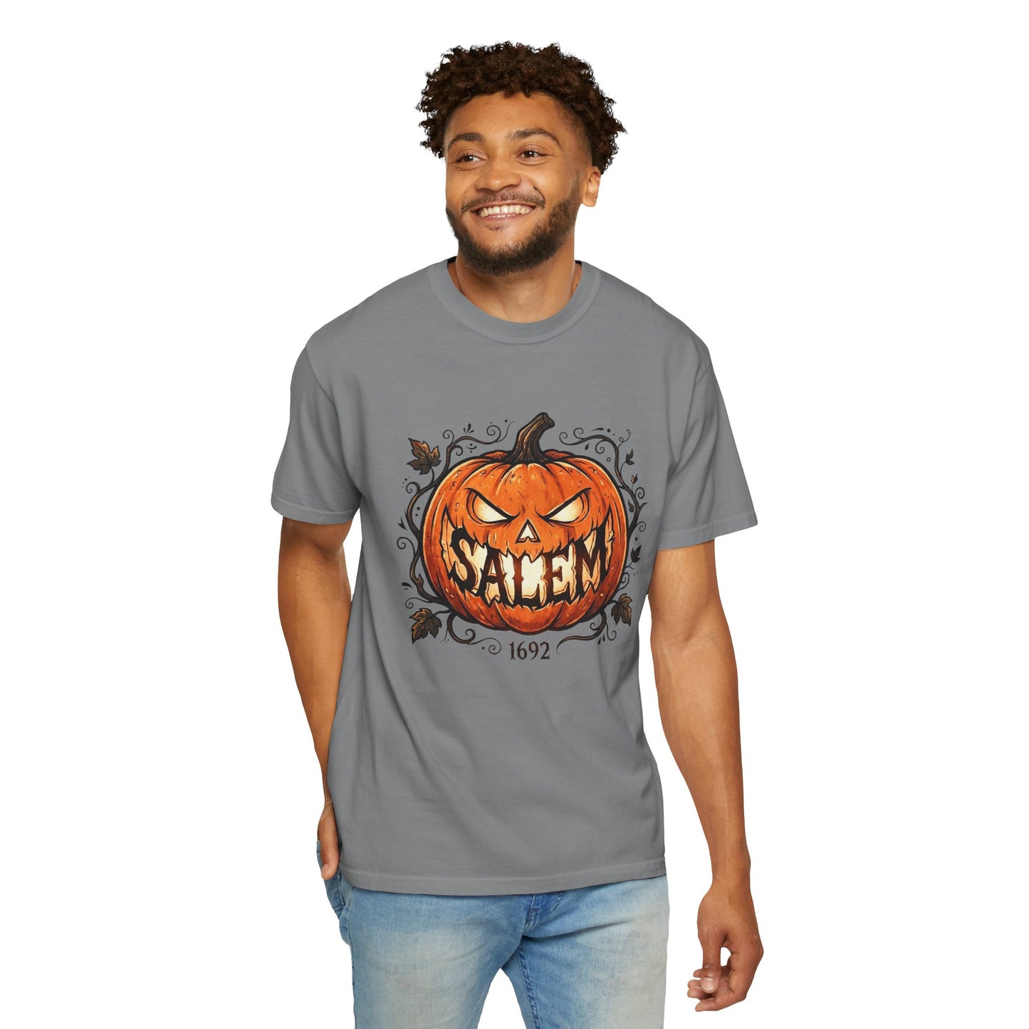 SALEM SMILE Unisex Garment-Dyed T-shirt