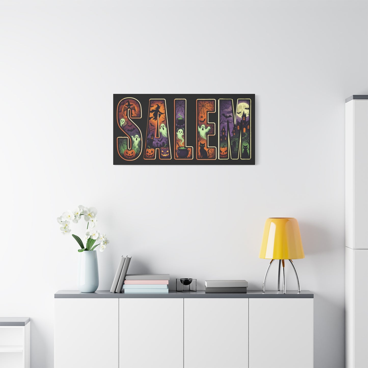 SALEM SPOOKY Matte Canvas, Stretched, 1.25"