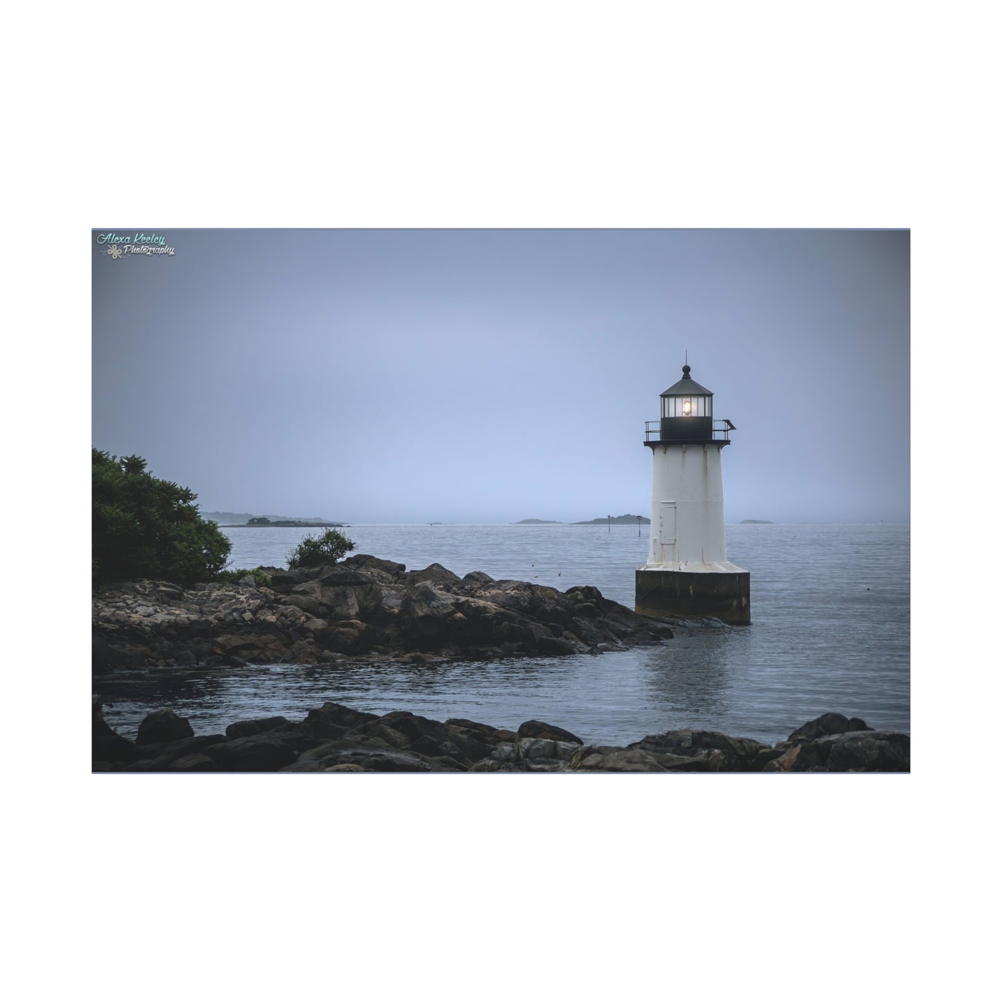 Winter Island Light - Matte Canvas, Stretched, 1.25"