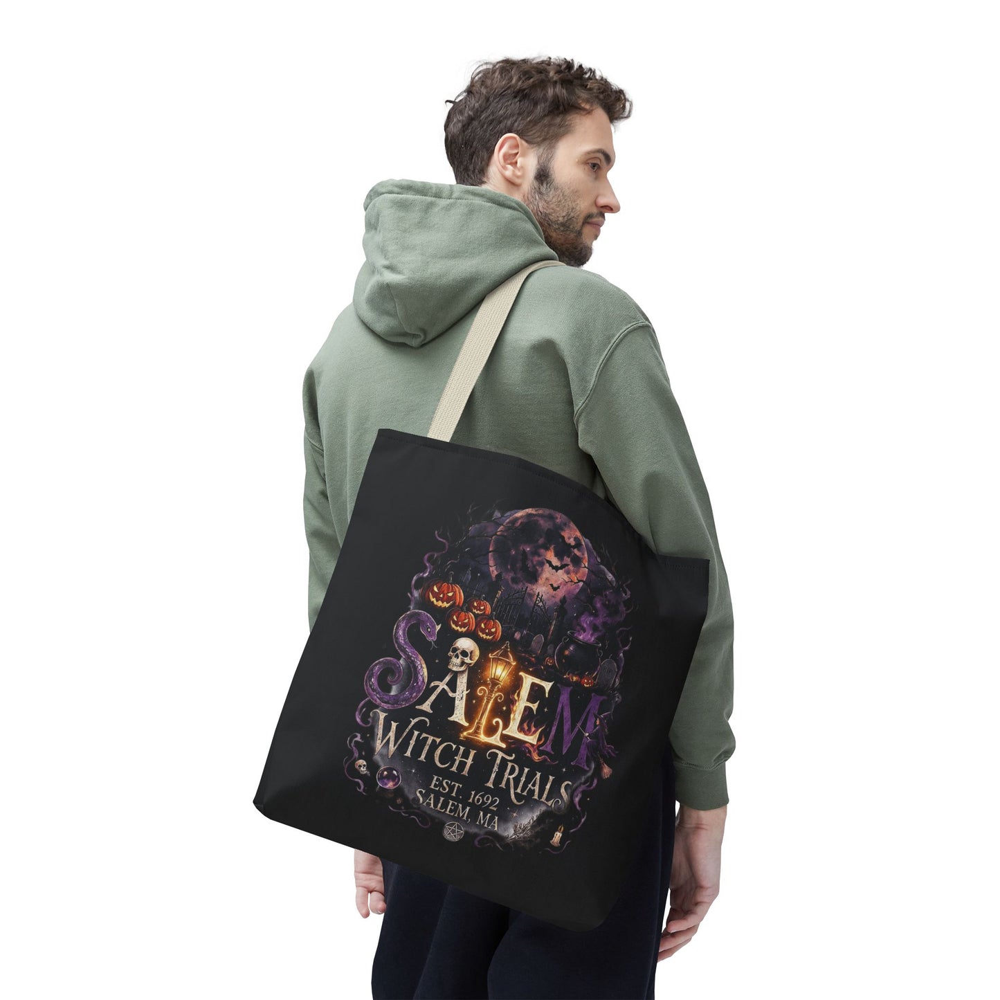 SALEM WITCH TRIALS Tote Bag (AOP)