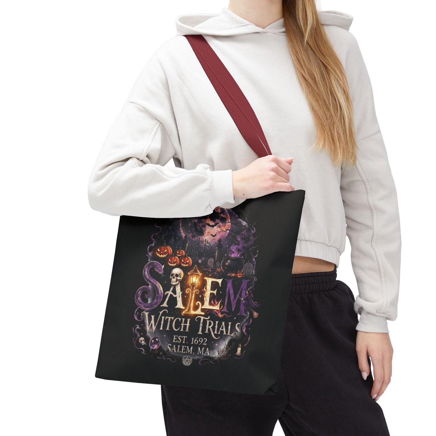 SALEM WITCH TRIALS Tote Bag (AOP)