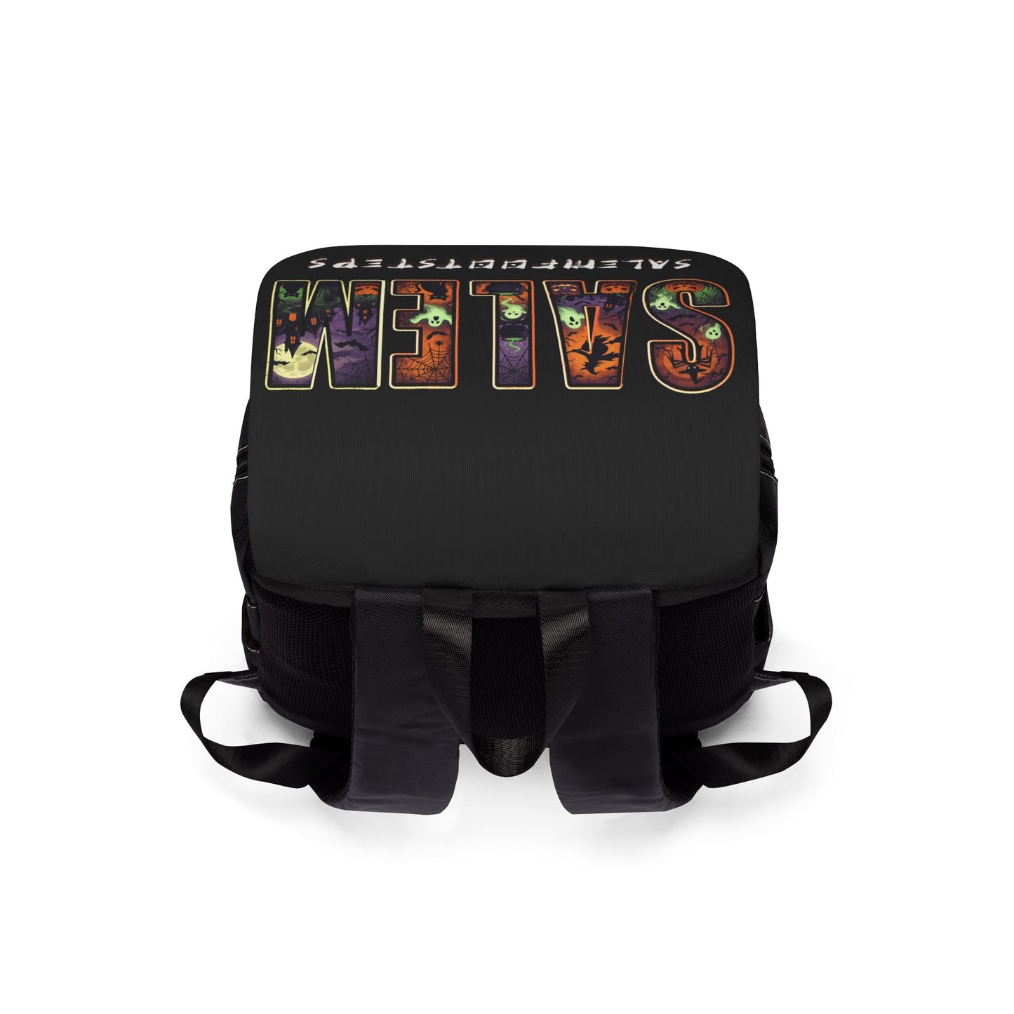 SALEM SPOOKY Unisex Casual Shoulder Backpack