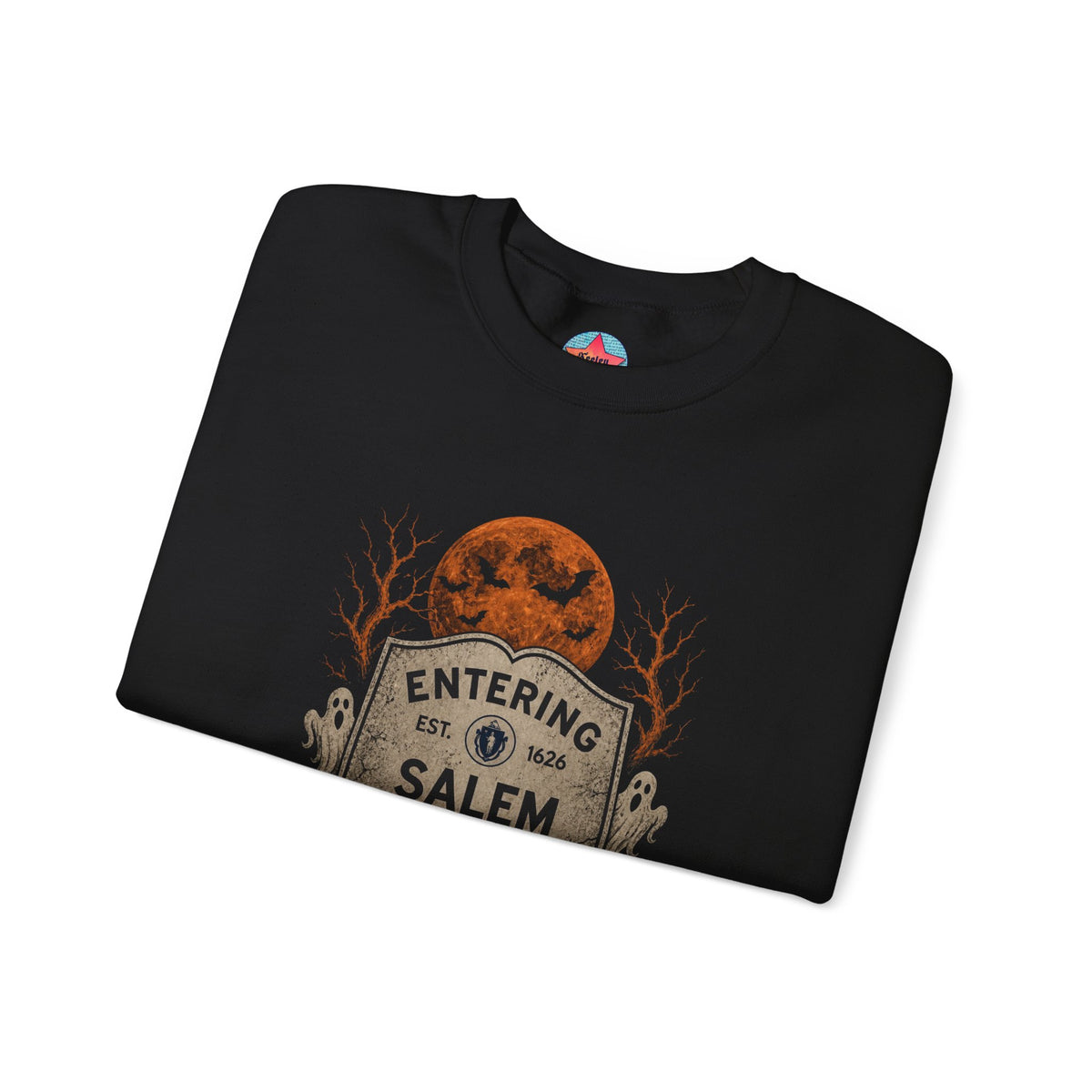 Halloween Entering Salem Unisex Heavy Blend™ Crewneck Sweatshirt