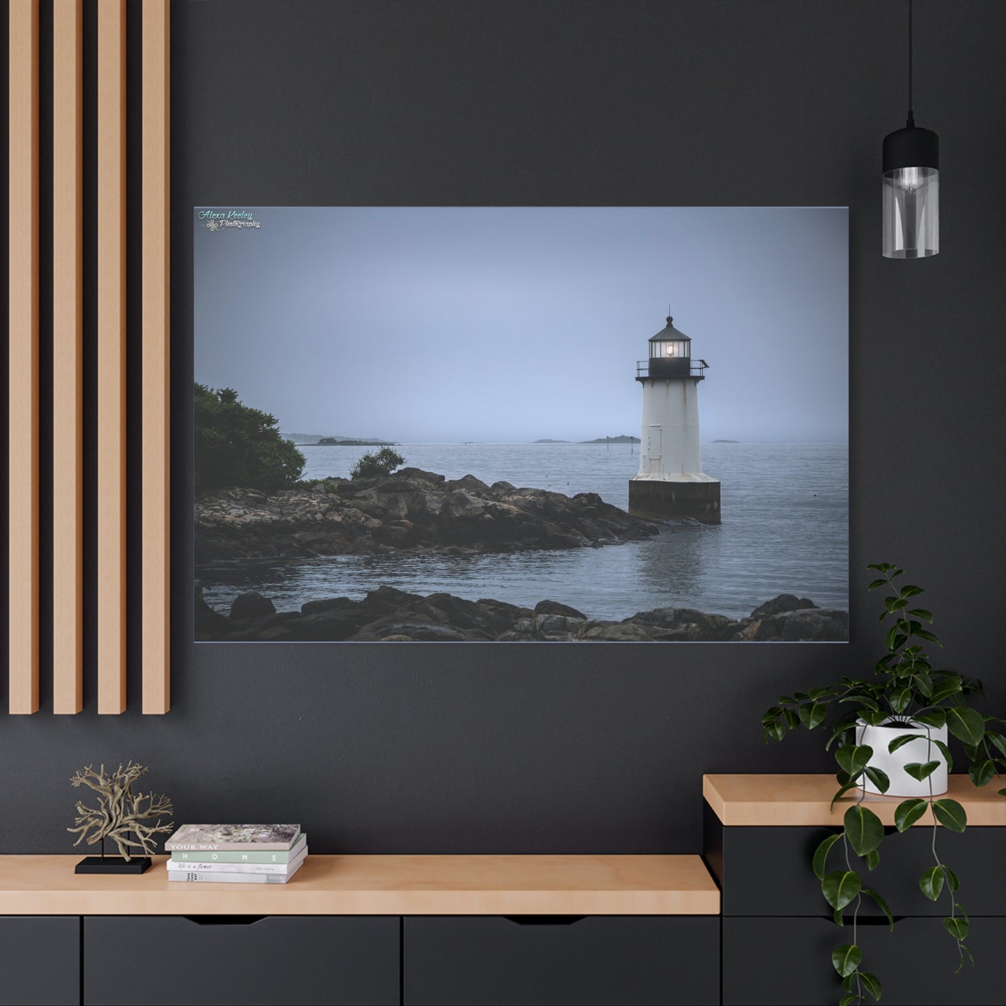Winter Island Light - Matte Canvas, Stretched, 1.25"