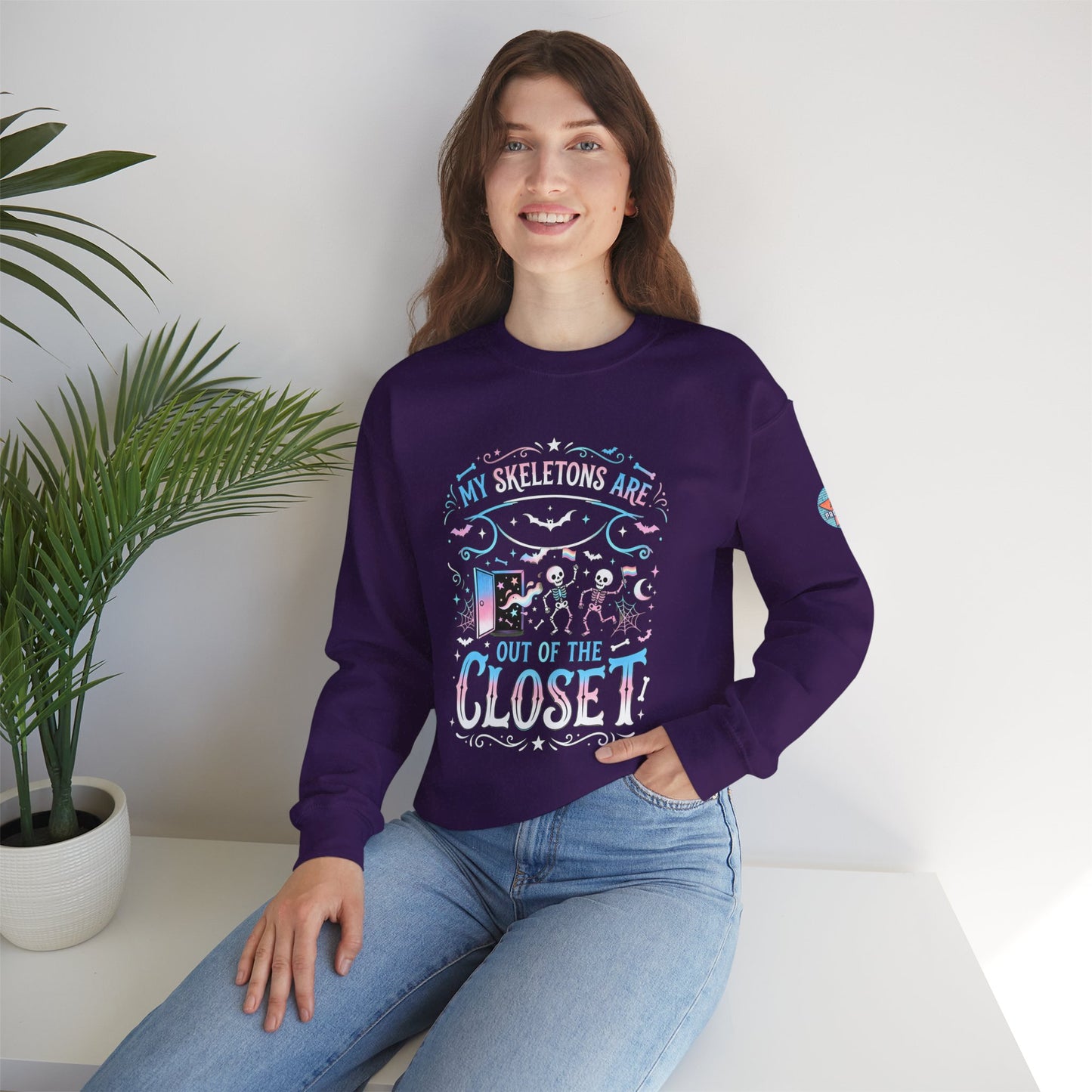 TRANS PRIDE Unisex Heavy Blend™ Crewneck Sweatshirt