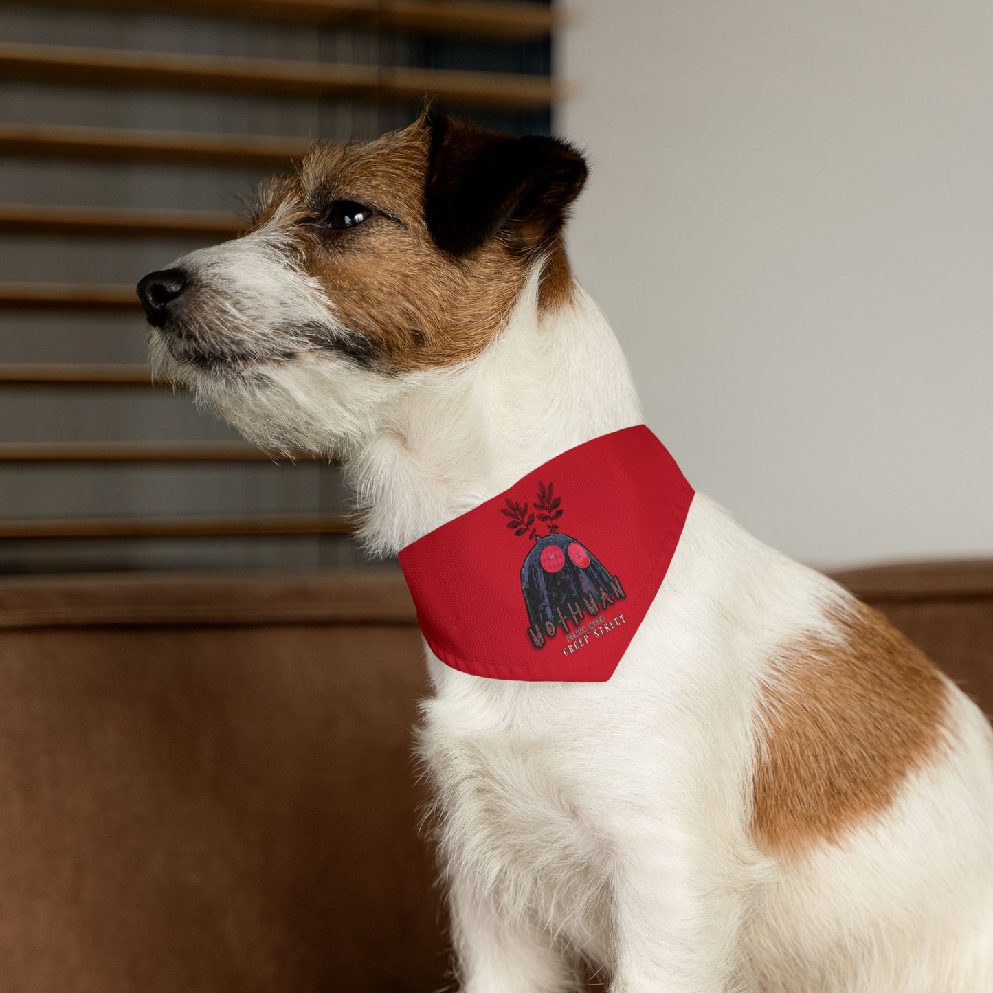 MOTHMAN Pet Bandana Collar