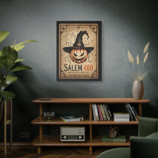 SALEM TAROT Matte Canvas, Stretched, 1.25" – Salem – front view | SalemFootsteps