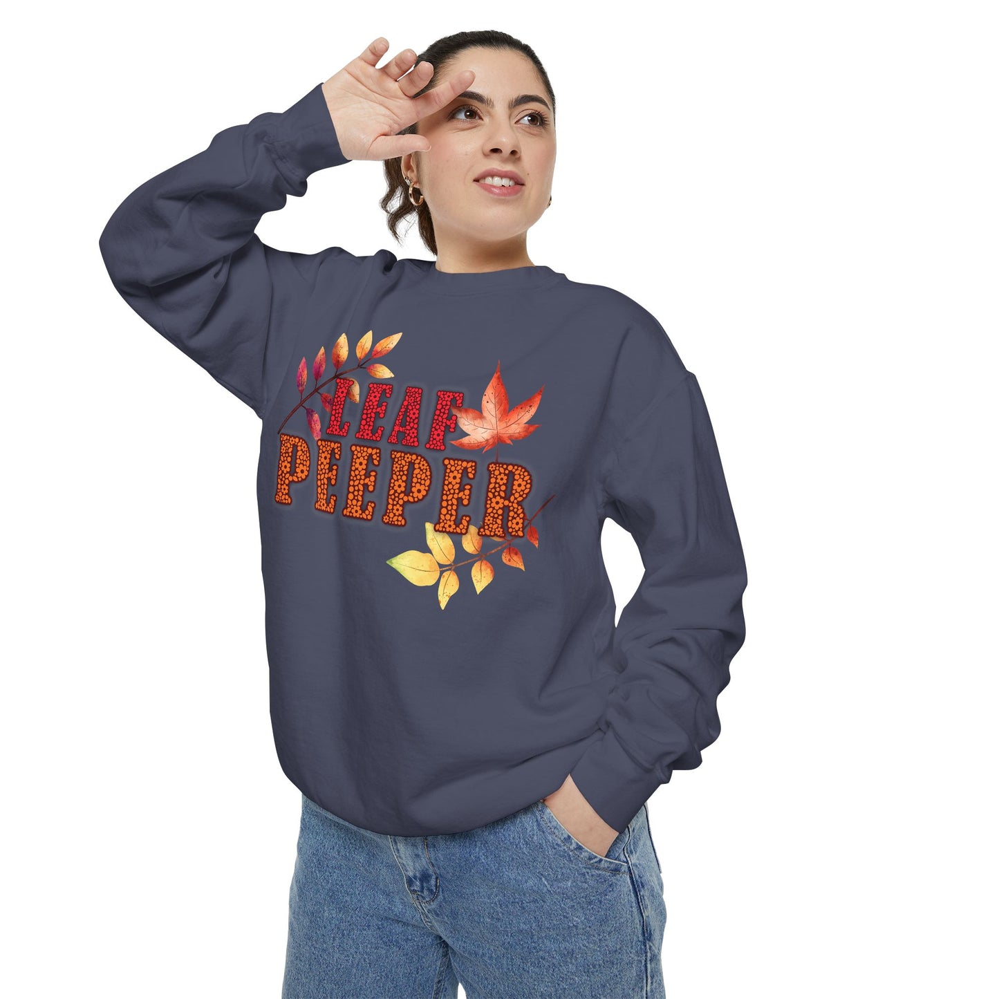 Leaf Peeper Crew Neck (Mult Colors)