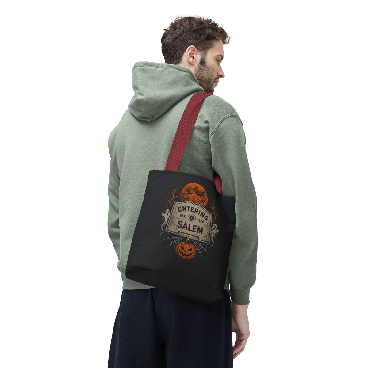 Halloween Entering Salem Tote Bag (AOP)