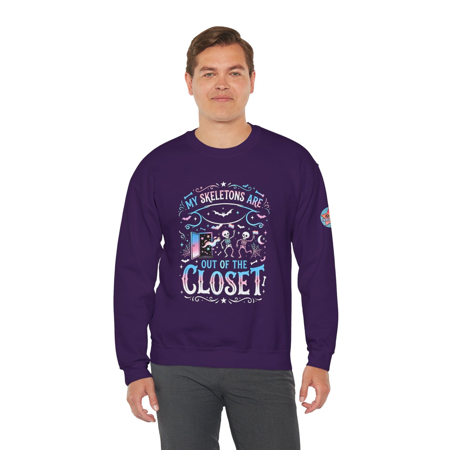 TRANS PRIDE Unisex Heavy Blend™ Crewneck Sweatshirt