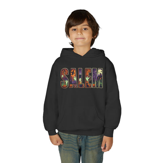 SALEM SPOOKY Youth Heavy Blend Hooded Sweatshirt (More Colors)