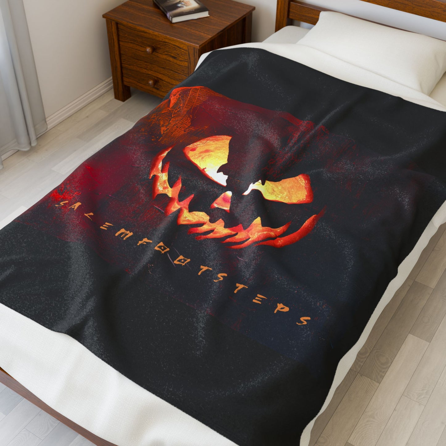 SUNSET HALLOWEEN Velveteen Plush Blanket