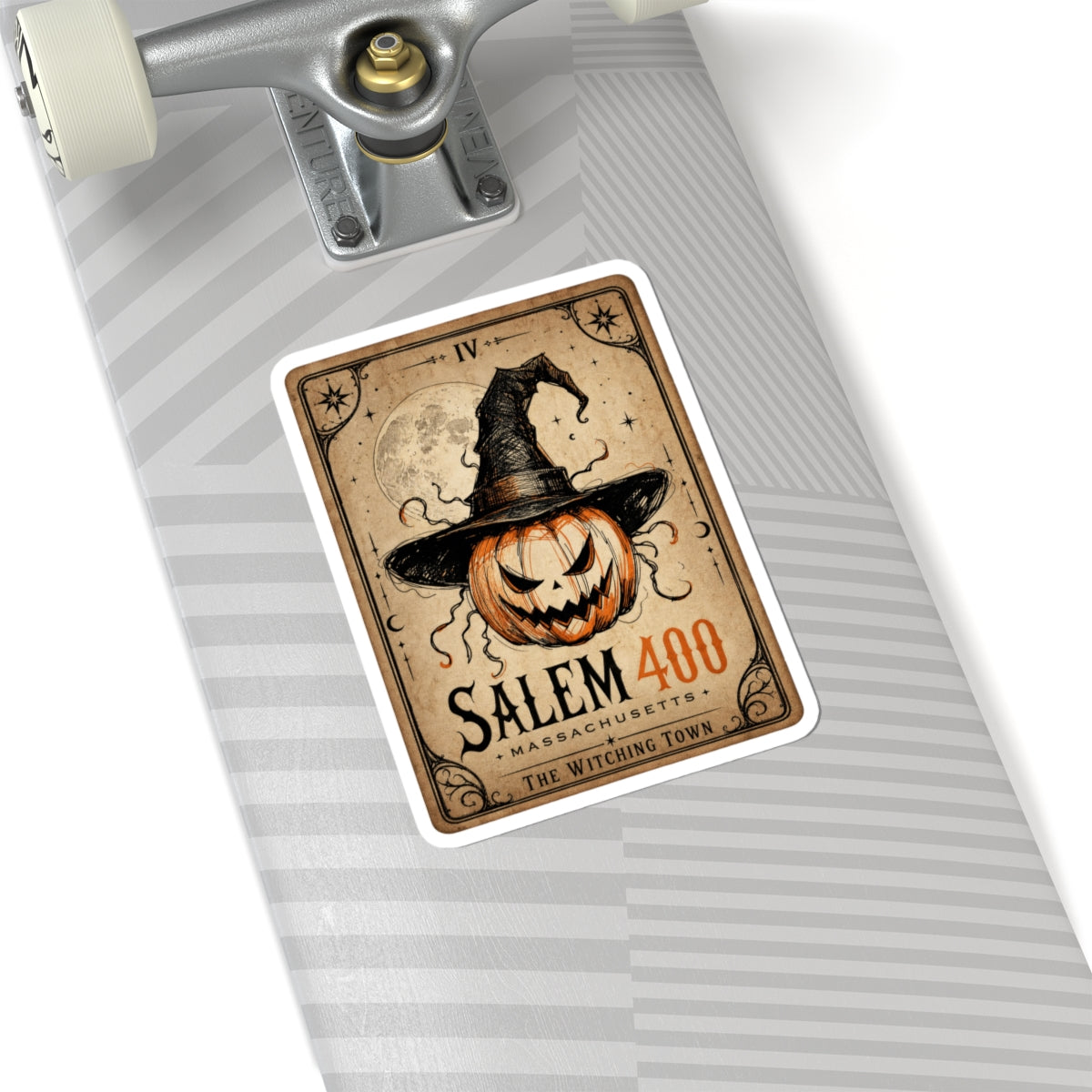 PUNKIN TAROT Kiss-Cut Stickers – alternate view | SalemFootsteps