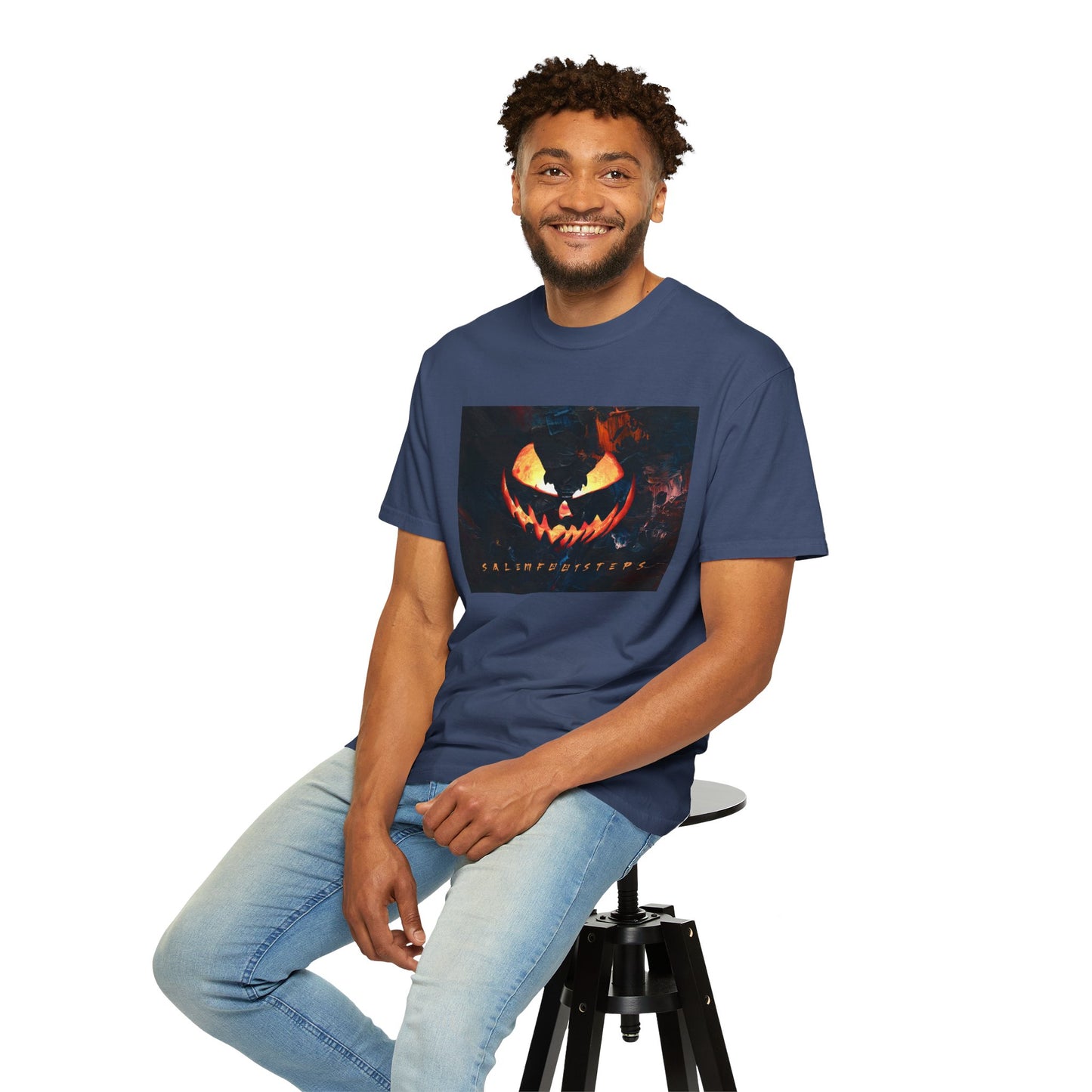 MIDNIGHT PUMPKIN Unisex Garment-Dyed T-shirt