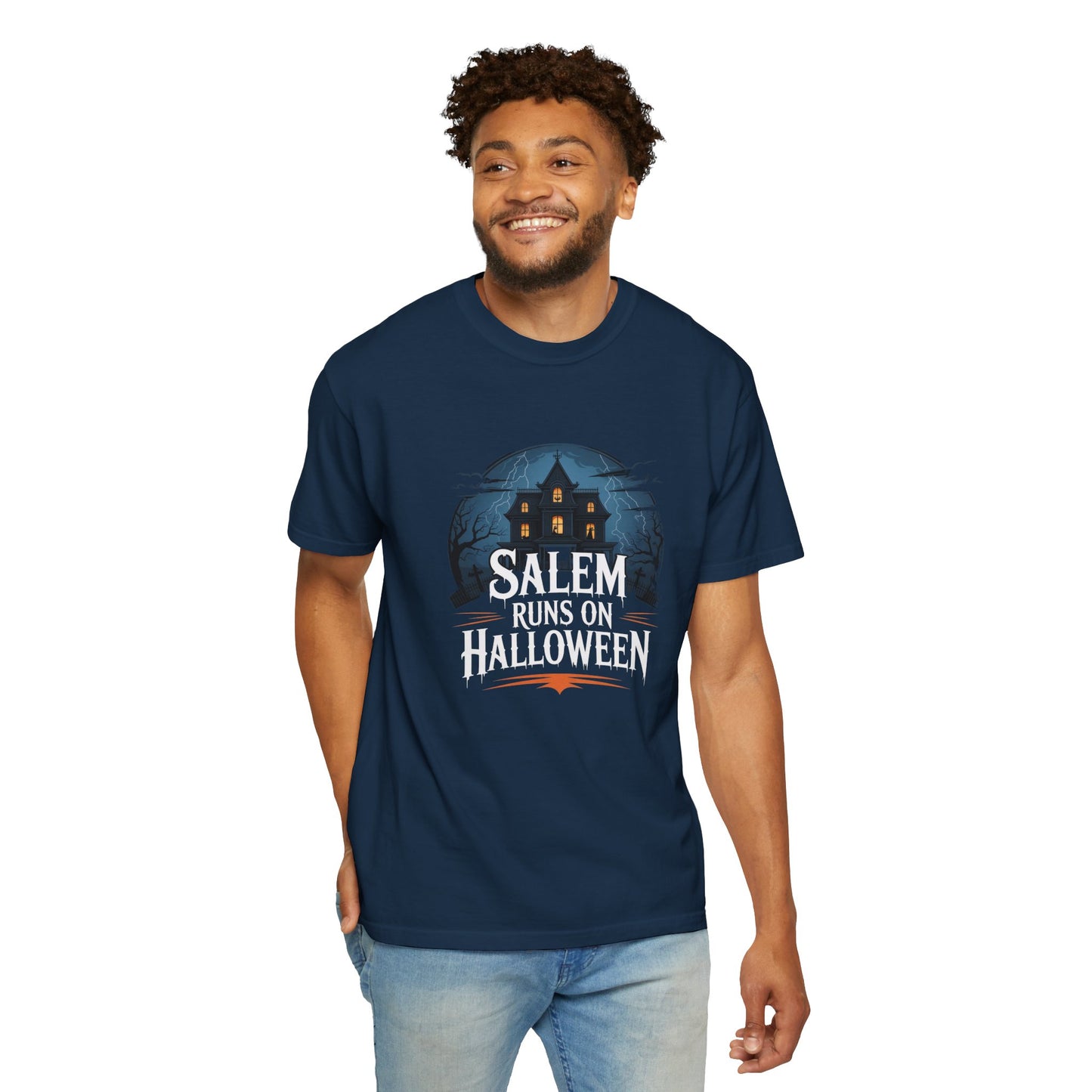 Salem Runs on Halloween Tee (2 Colors)