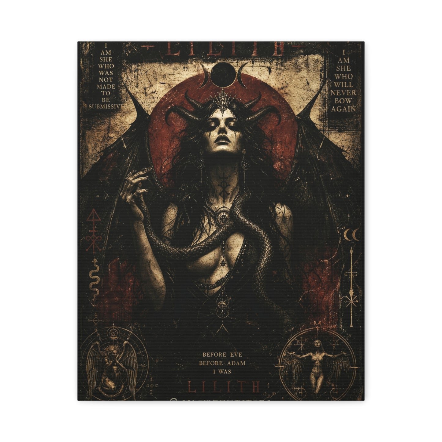 Lilith Matte Canvas, Stretched, 1.25"