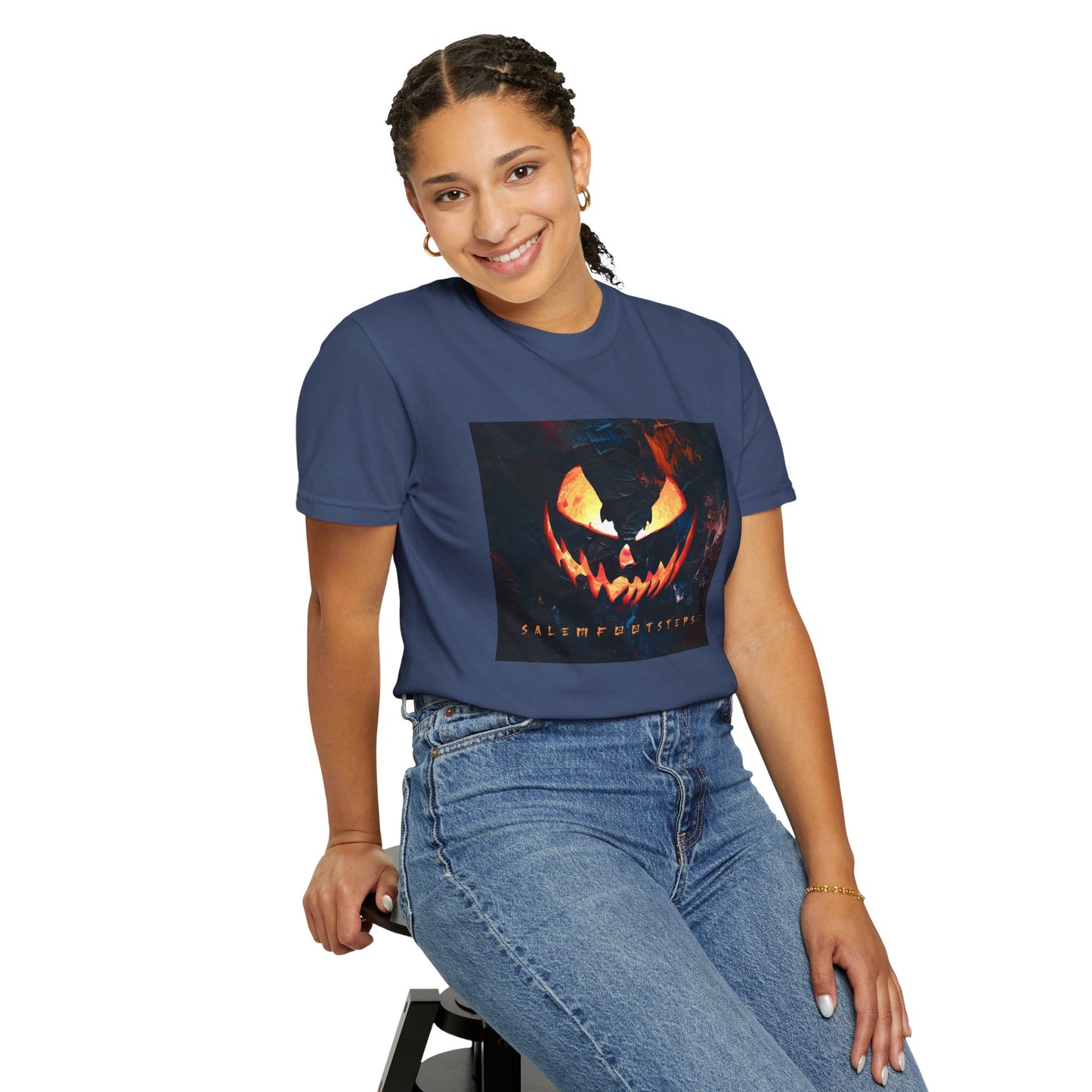 MIDNIGHT PUMPKIN Unisex Garment-Dyed T-shirt