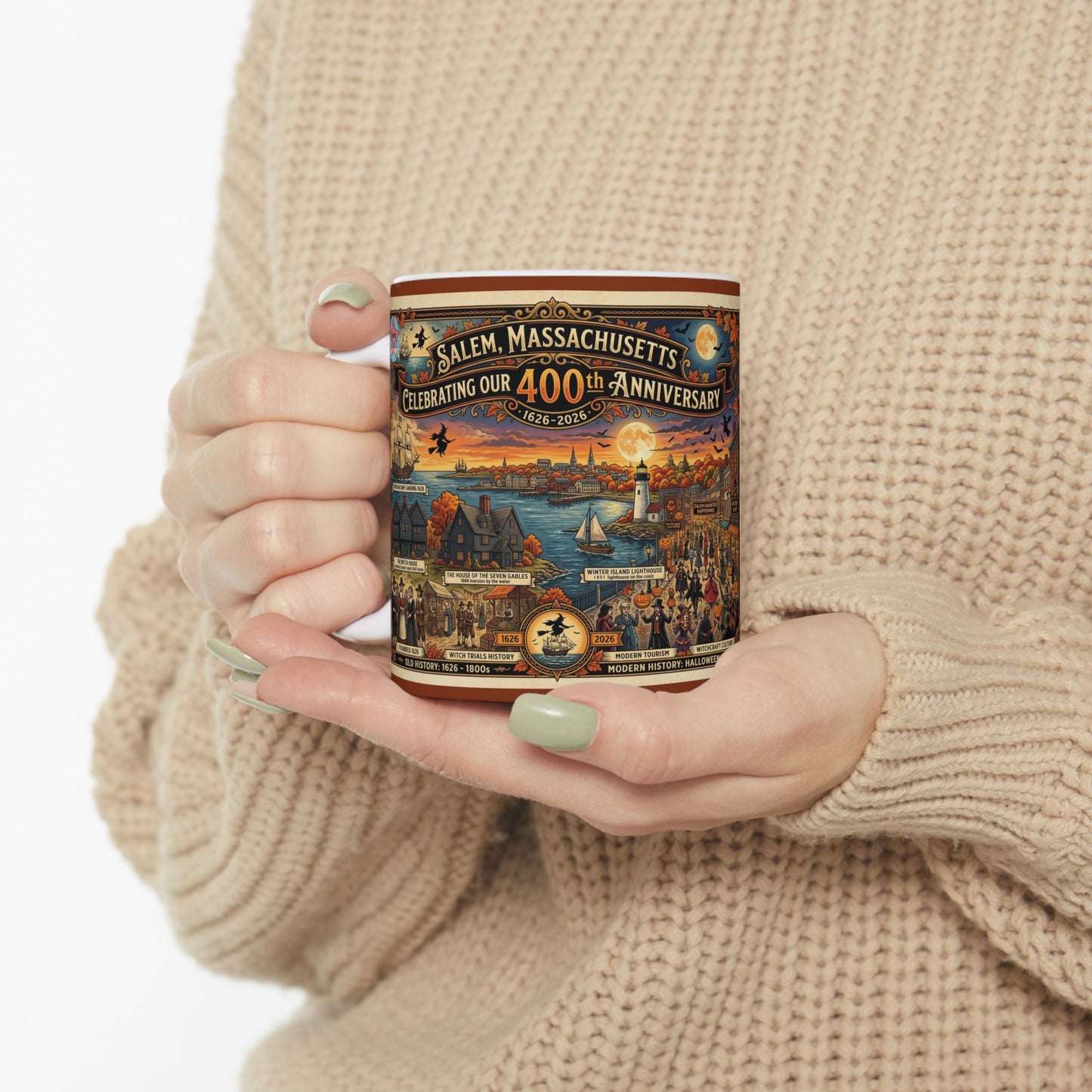 Salem 400 Ceramic Mug, (11oz, 15oz)