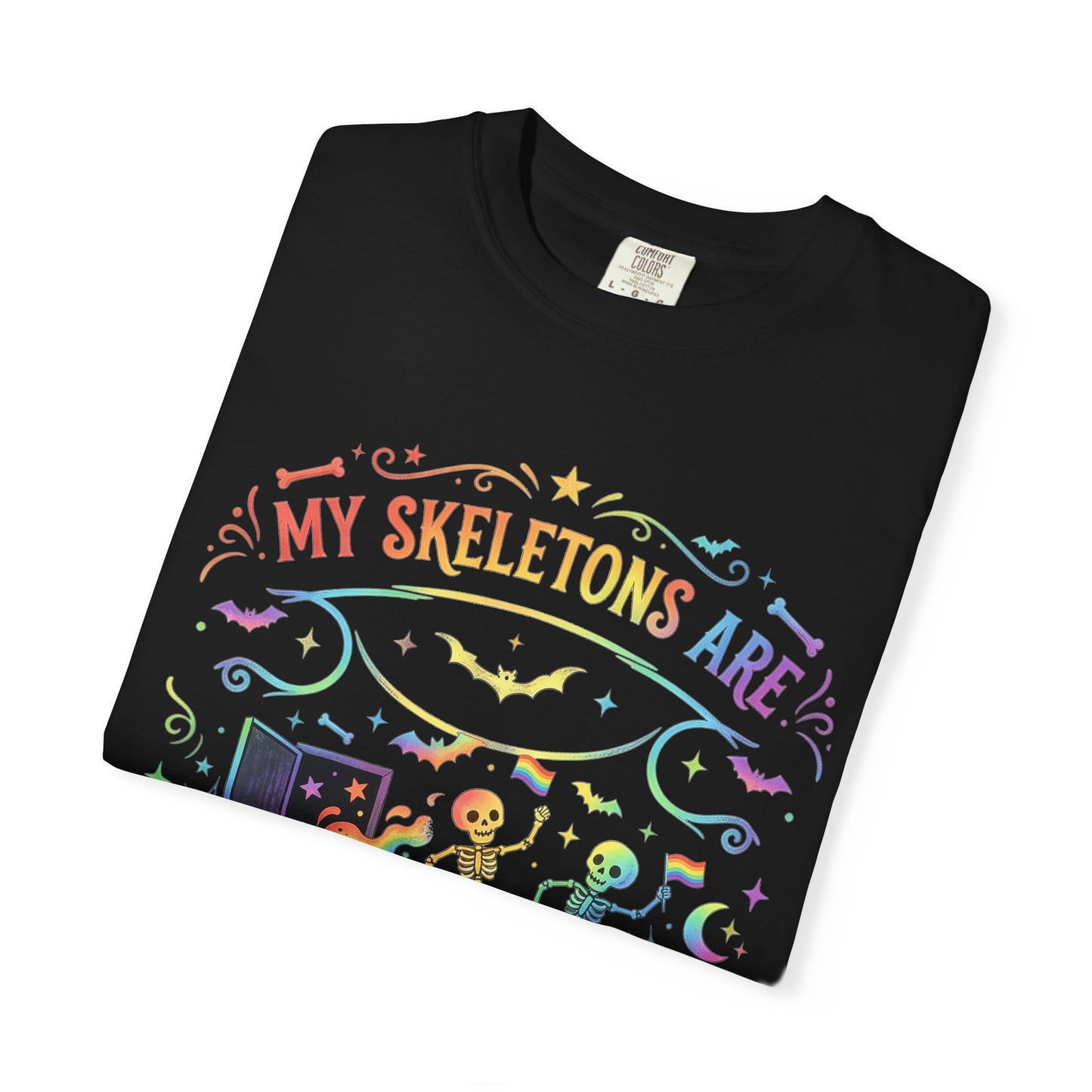 Skeleton Pride - Unisex Garment-Dyed T-shirt