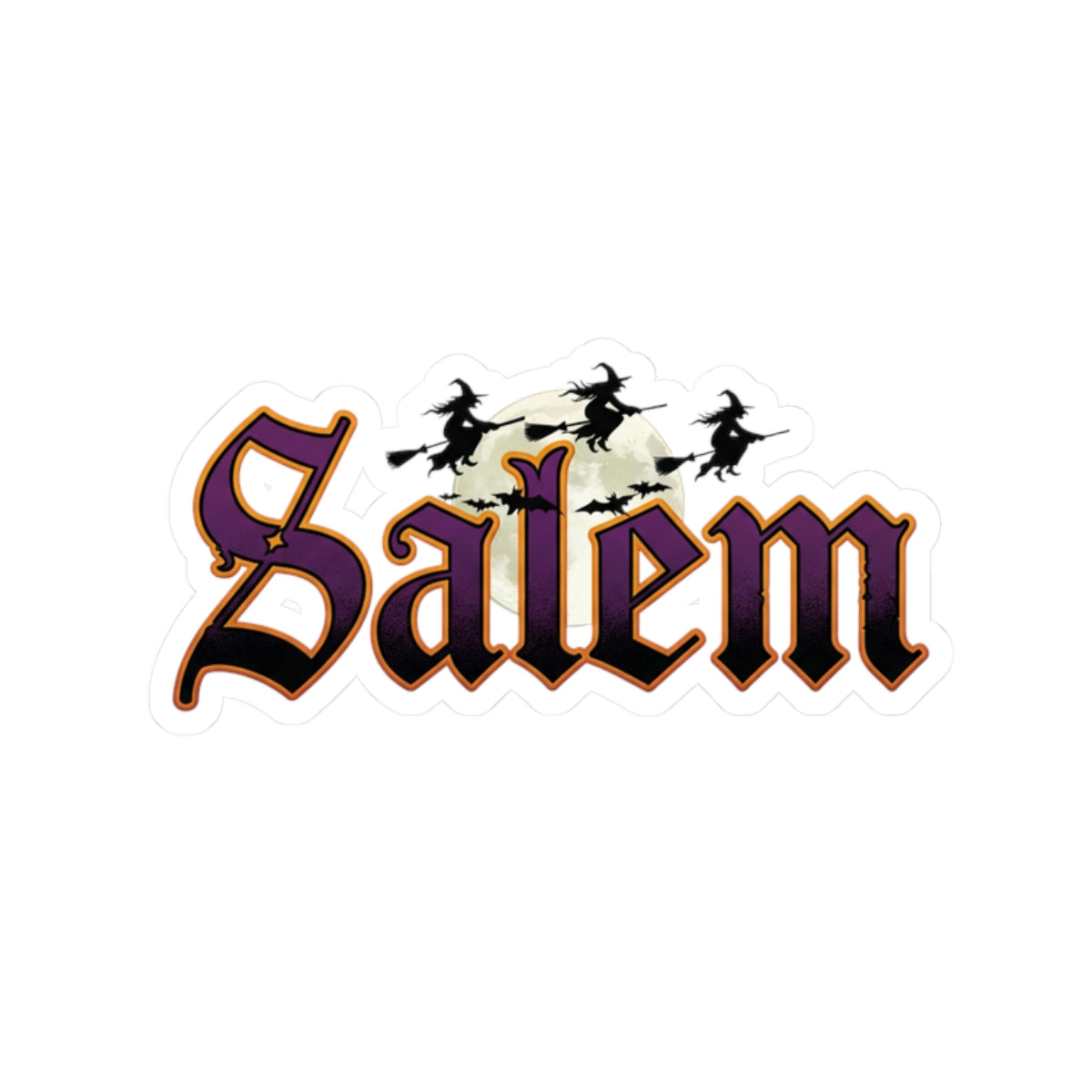 Salem Witch City Kiss-Cut Stickers