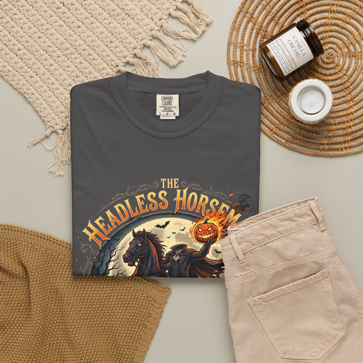 HEADLESS HORSEMAN Unisex Garment-Dyed T-shirt