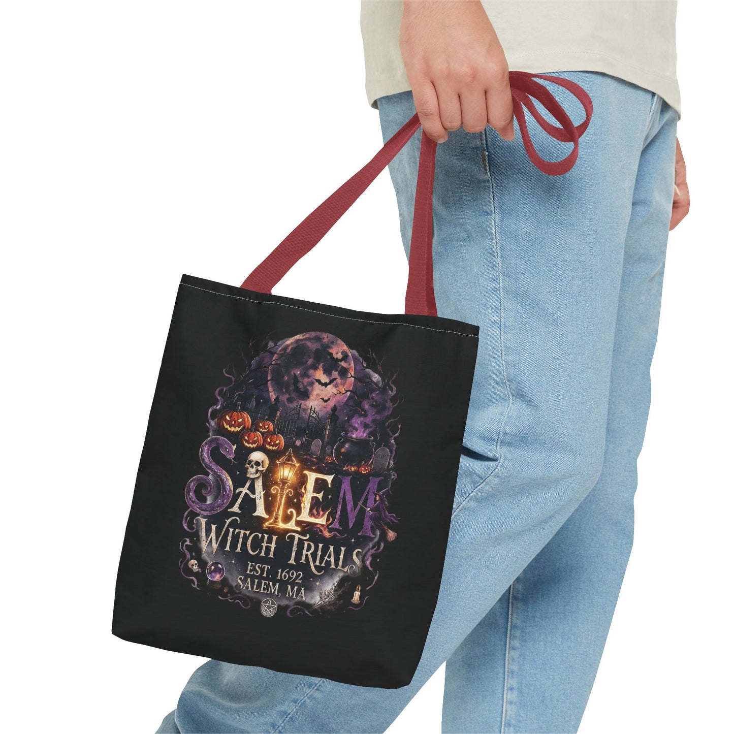 SALEM WITCH TRIALS Tote Bag (AOP)