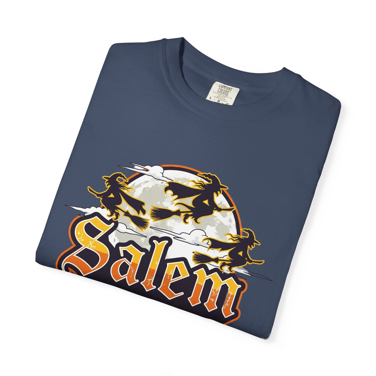 SALEM LOGO Unisex Garment-Dyed T-shirt