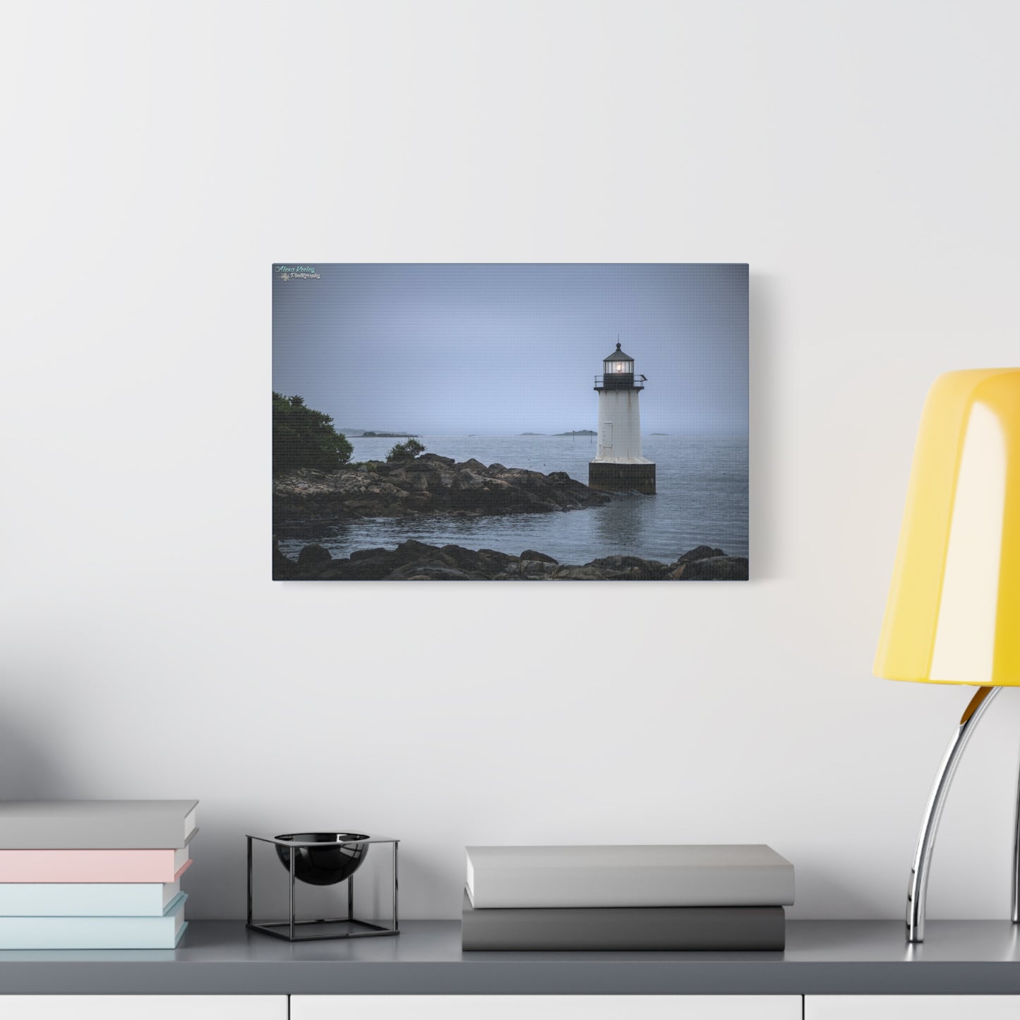 Winter Island Light - Matte Canvas, Stretched, 1.25"